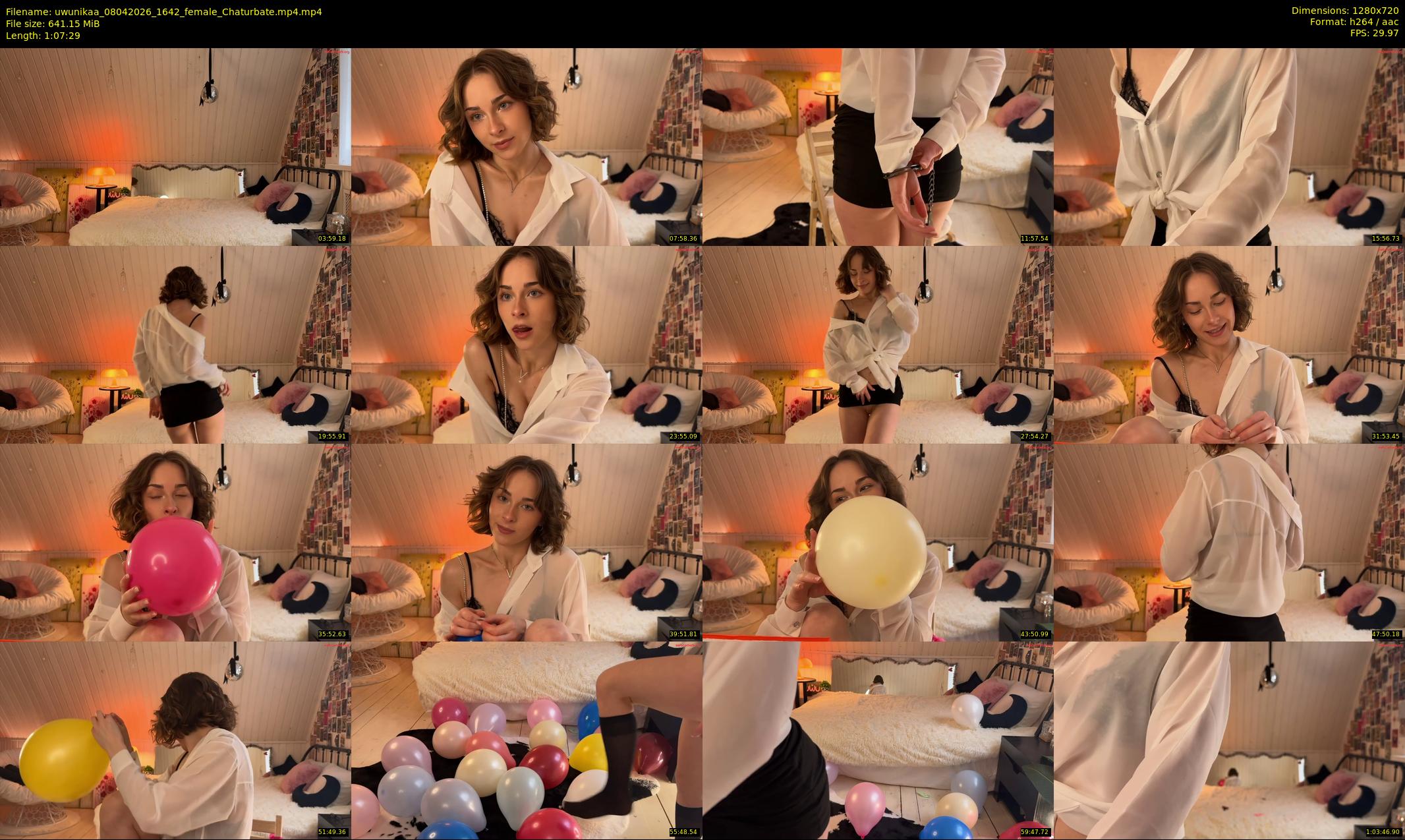 uwunikaa — 68 minute Chaturbate female cam show recording, 720p, Apr 8, 2026