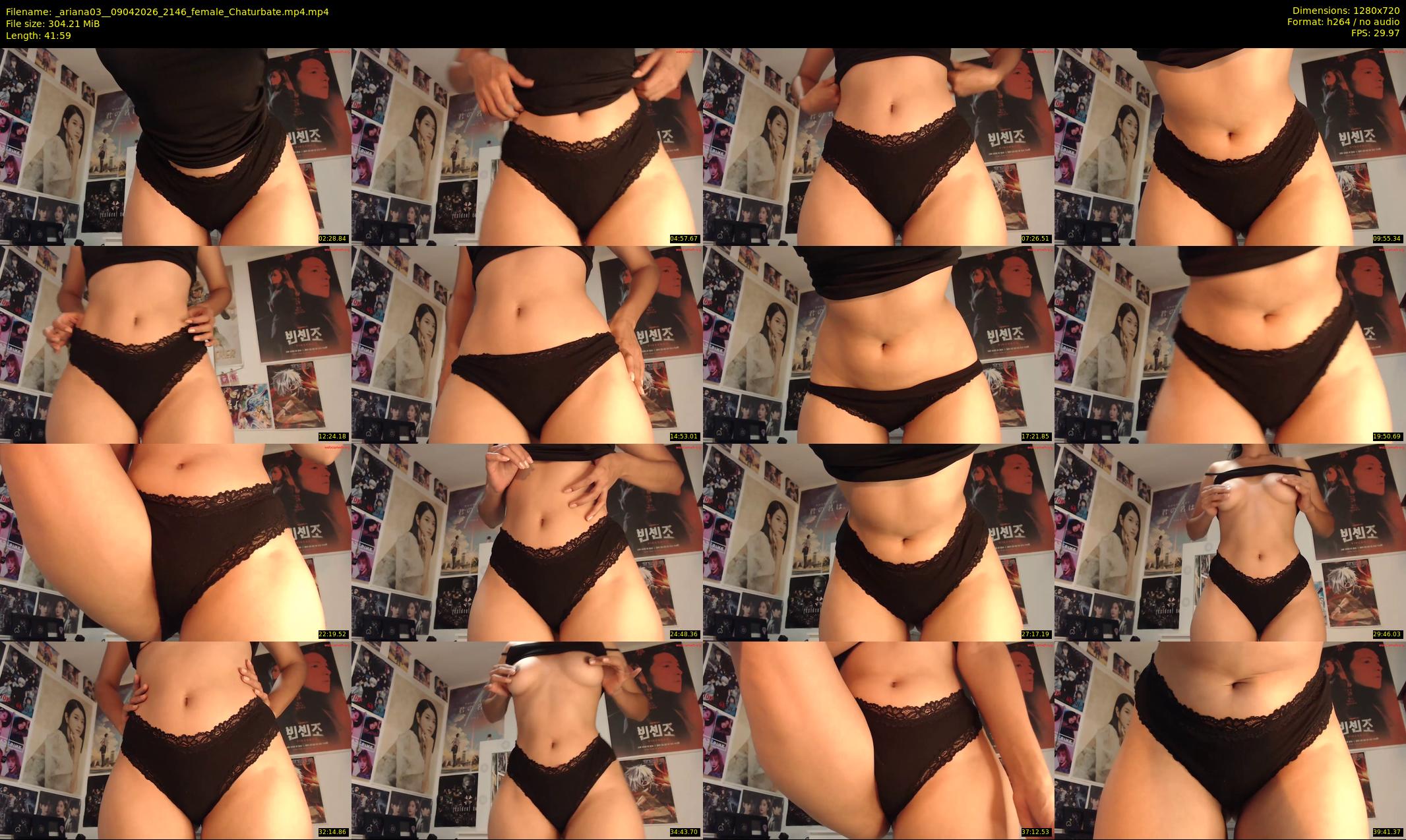 _ariana03_ — 42 minute Chaturbate female cam show recording, 720p, Apr 9, 2026