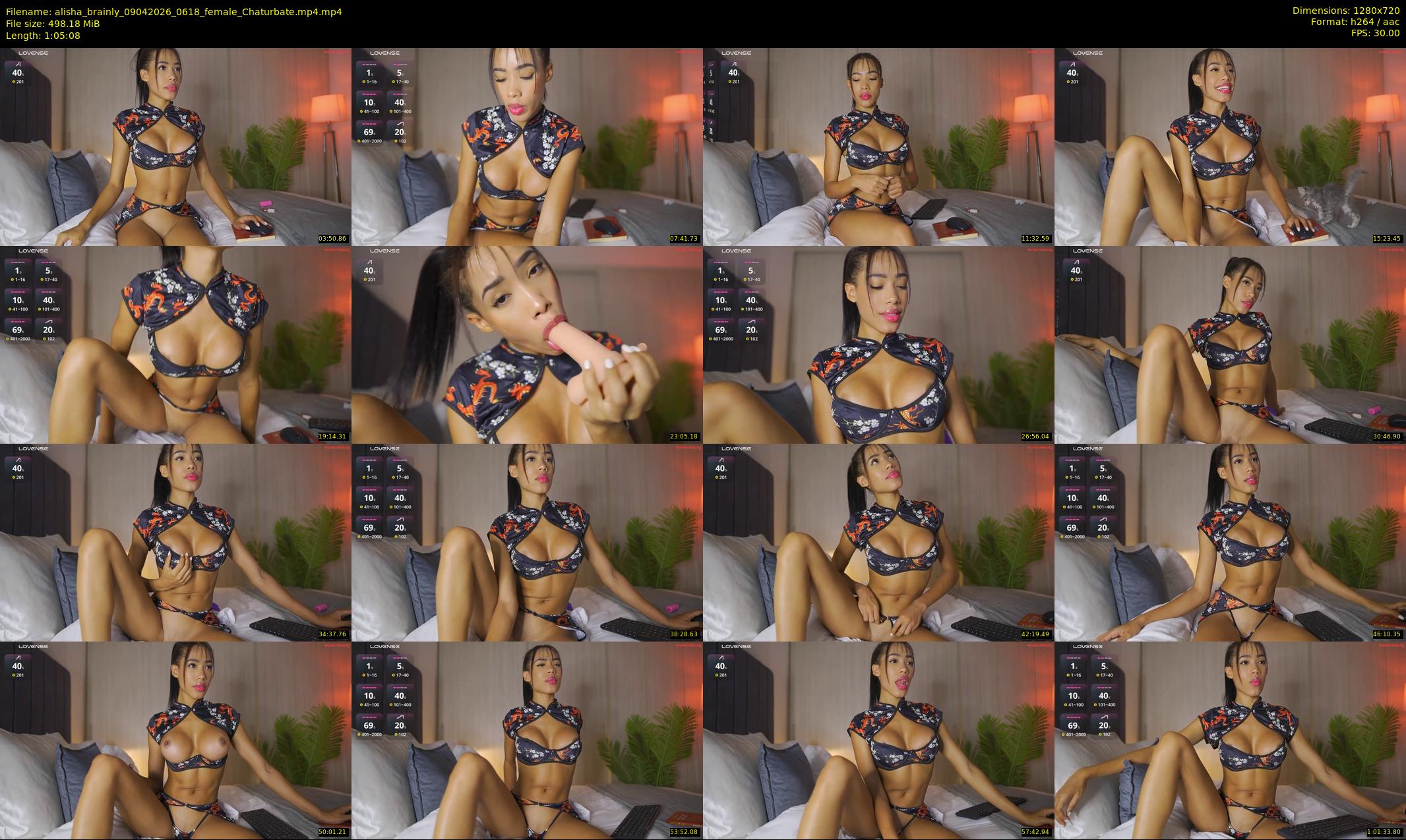alisha_brainly — 66 minute Chaturbate female cam show recording, 720p, Apr 9, 2026
