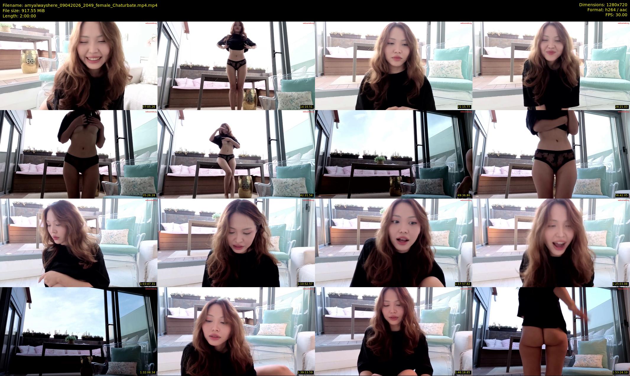 amyalwayshere — 120 minute Chaturbate female cam show recording, 720p, Apr 9, 2026
