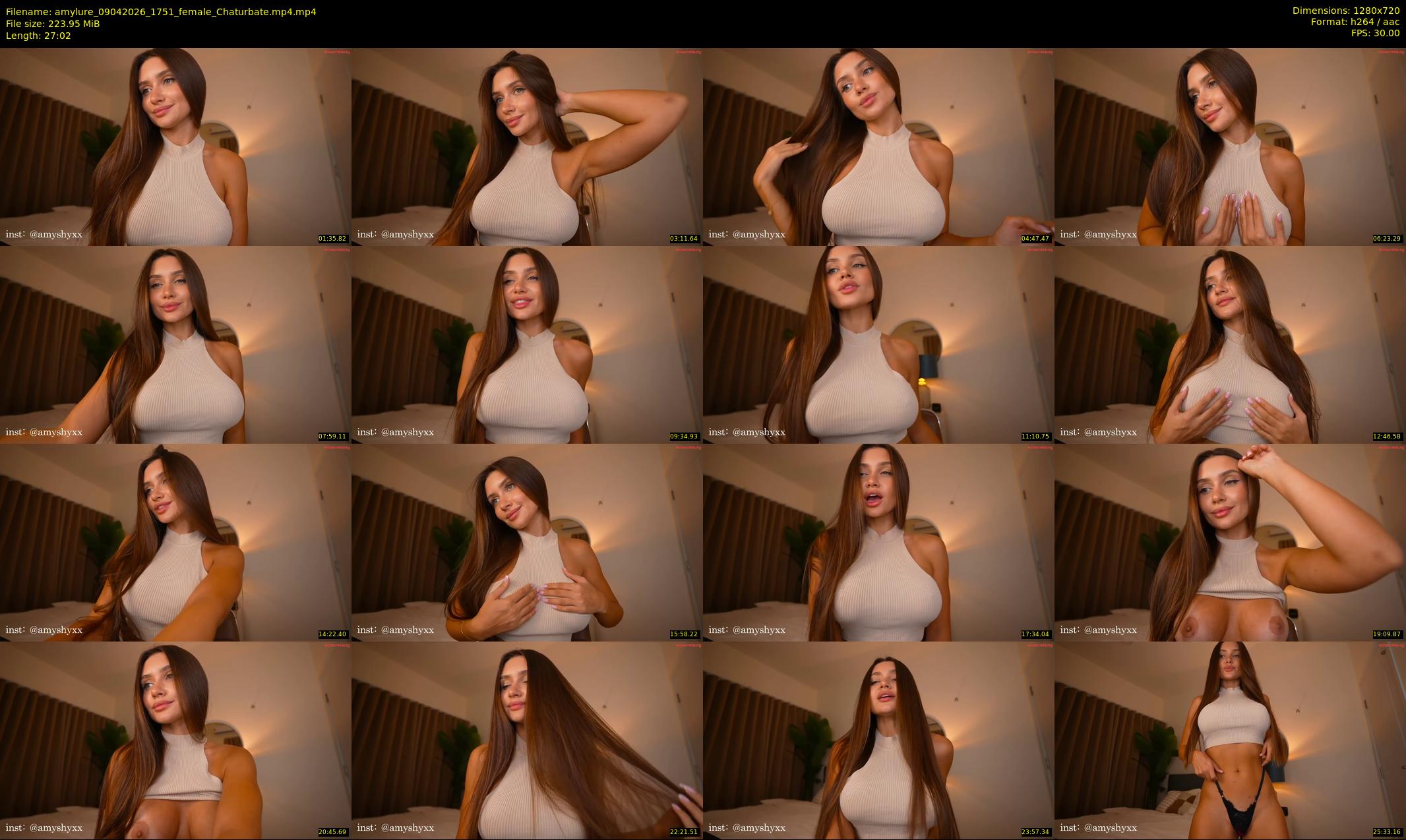 amylure — 28 minute Chaturbate female cam show recording, 720p, Apr 9, 2026