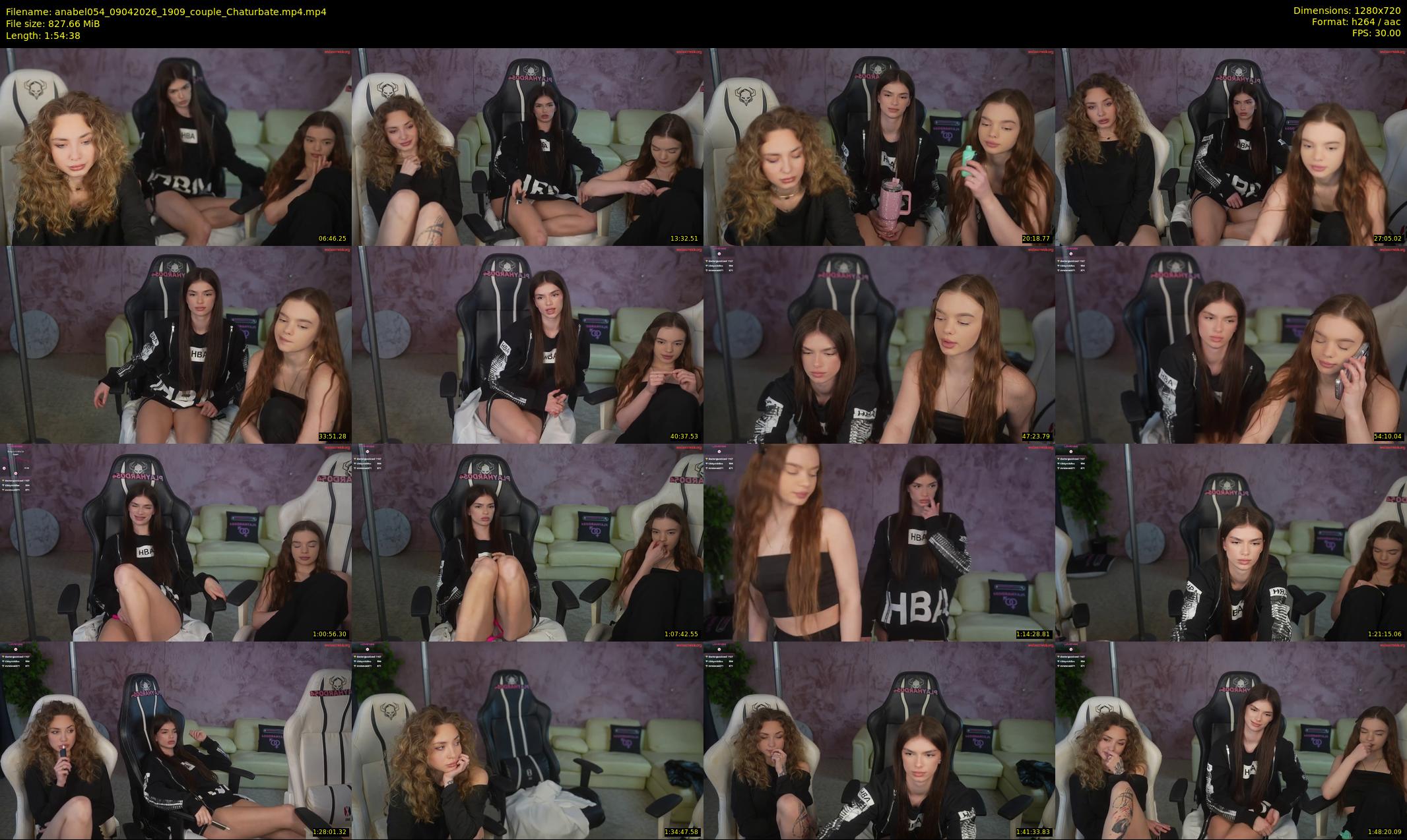 anabel054 — 115 minute Chaturbate female cam show recording, 720p, Apr 9, 2026