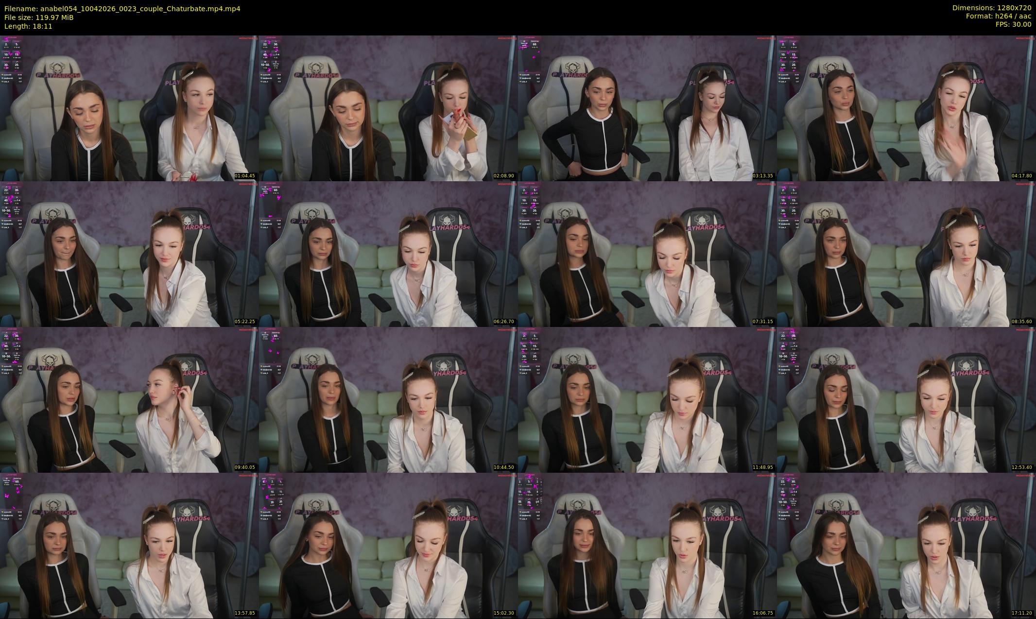 anabel054 — 19 minute Chaturbate female cam show recording, 720p, Apr 10, 2026