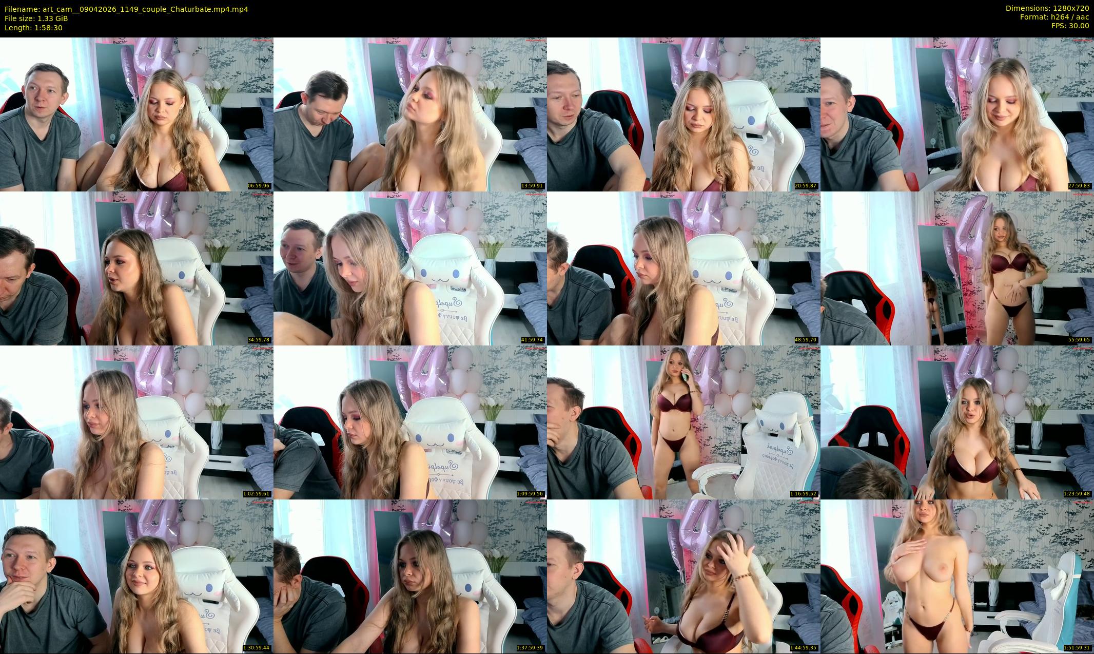 art_cam_ — 119 minute Chaturbate couple cam show recording, 720p, Apr 9, 2026