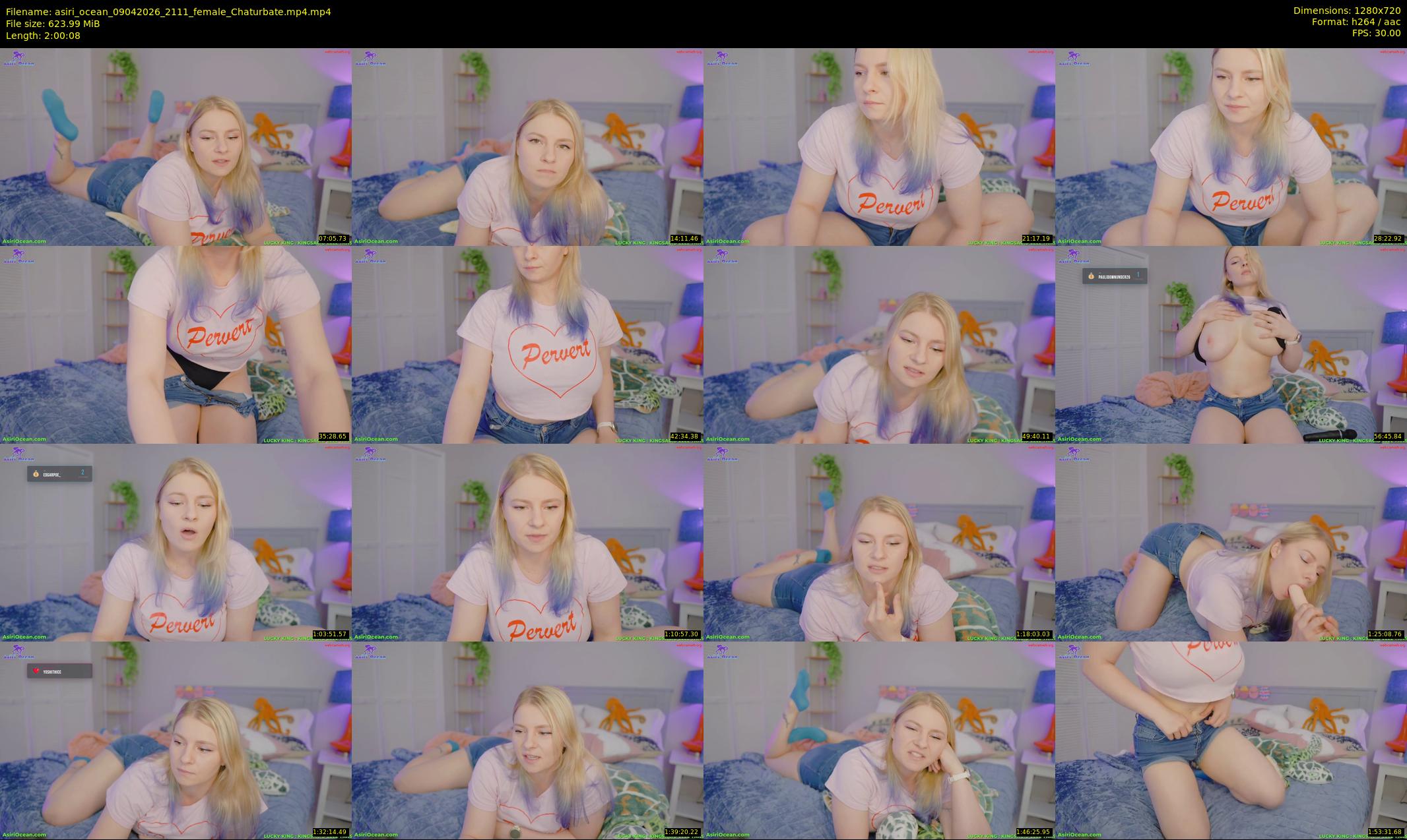 asiri_ocean — 121 minute Chaturbate female cam show recording, 720p, Apr 9, 2026