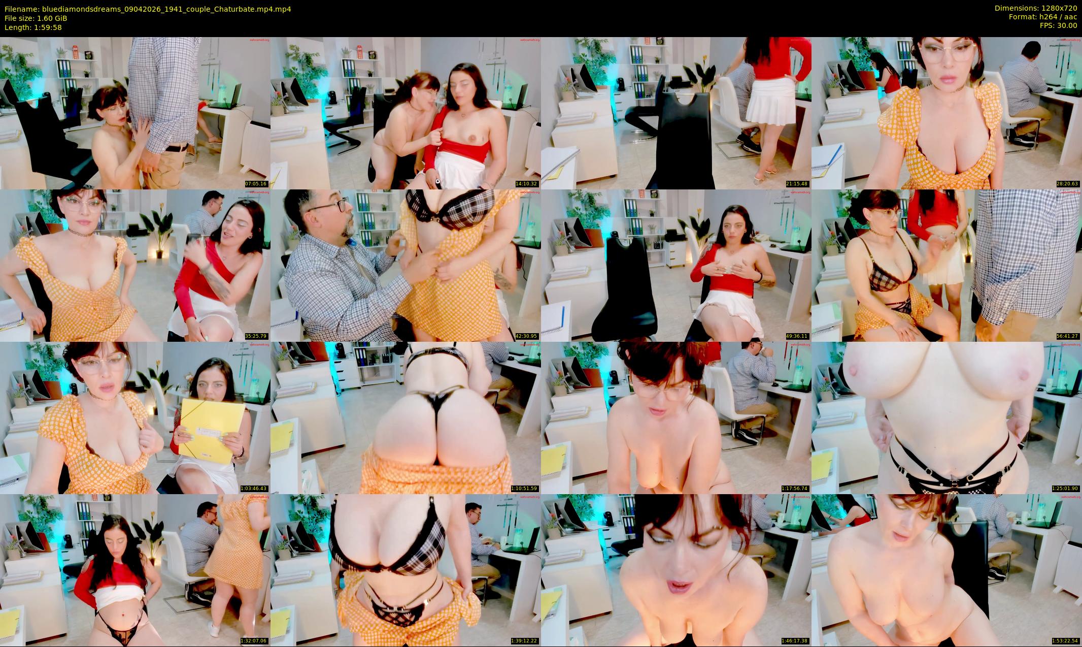 bluediamondsdreams — 120 minute Chaturbate couple cam show recording, 720p, Apr 9, 2026