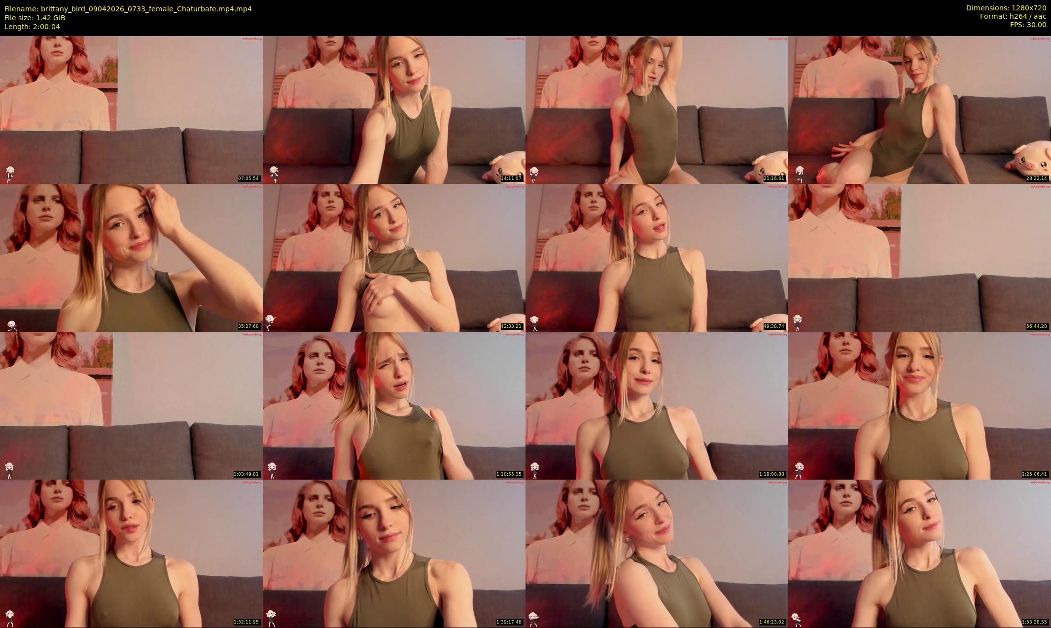 brittany_bird — 121 minute Chaturbate female cam show recording, 720p, Apr 9, 2026