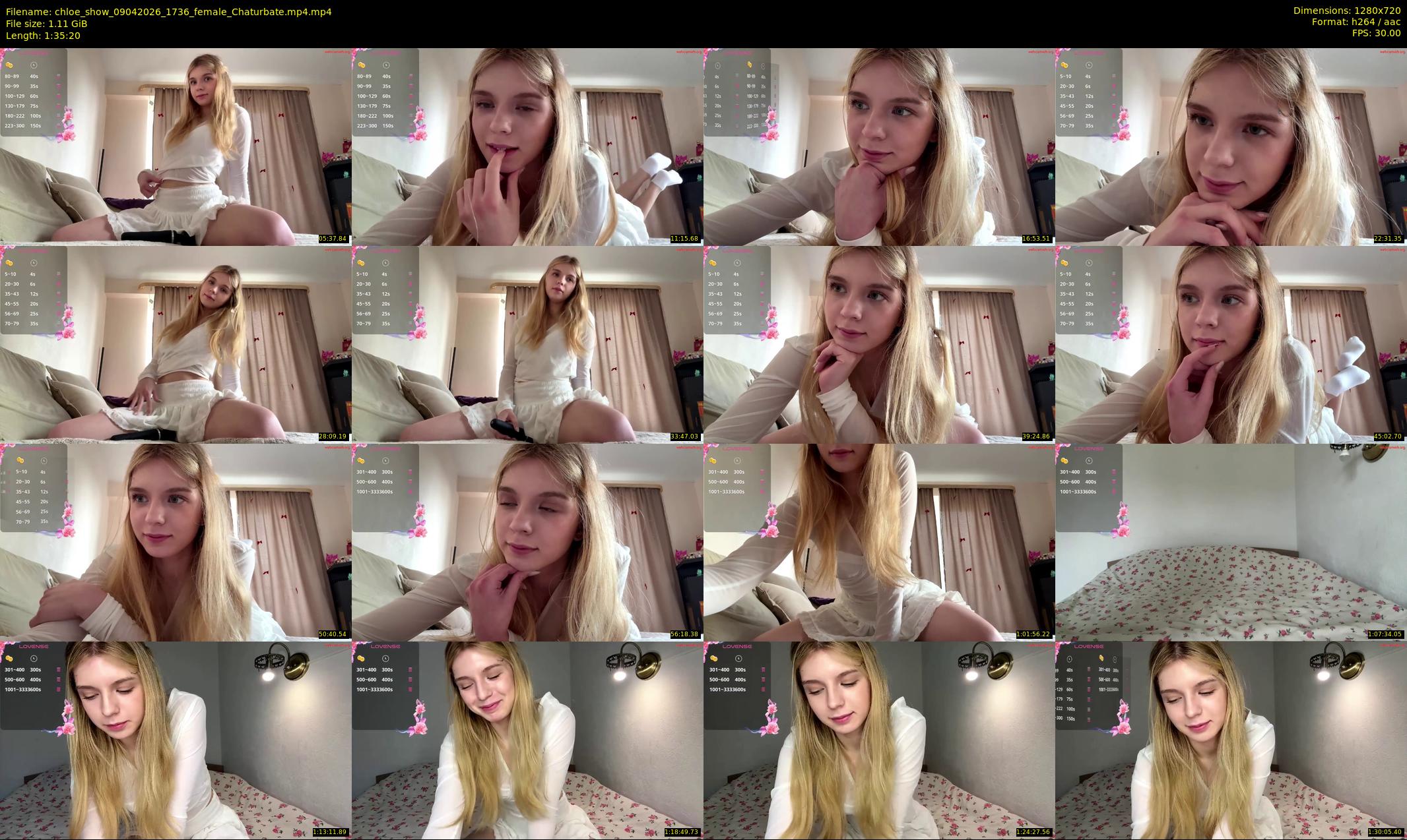 chloe_show — 96 minute Chaturbate female cam show recording, 720p, Apr 9, 2026