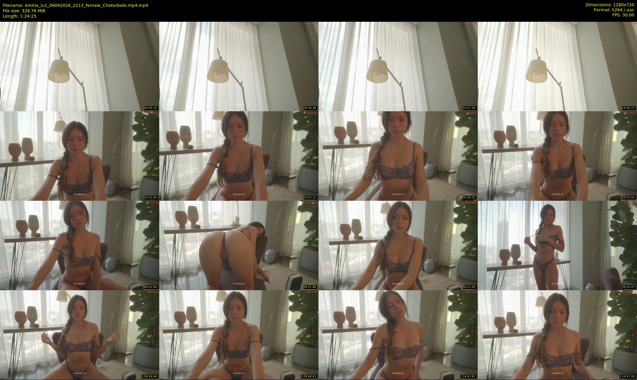emma_lu1 — 85 minute Chaturbate female cam show recording, 720p, Apr 9, 2026