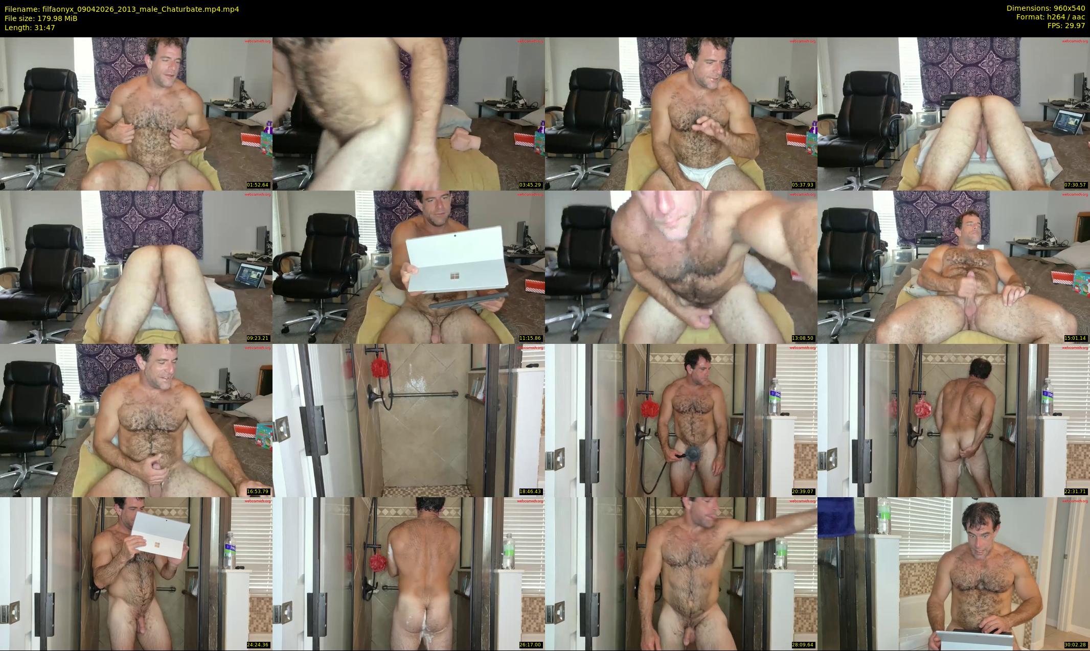 filfaonyx — 32 minute Chaturbate male cam show recording, 480p, Apr 9, 2026