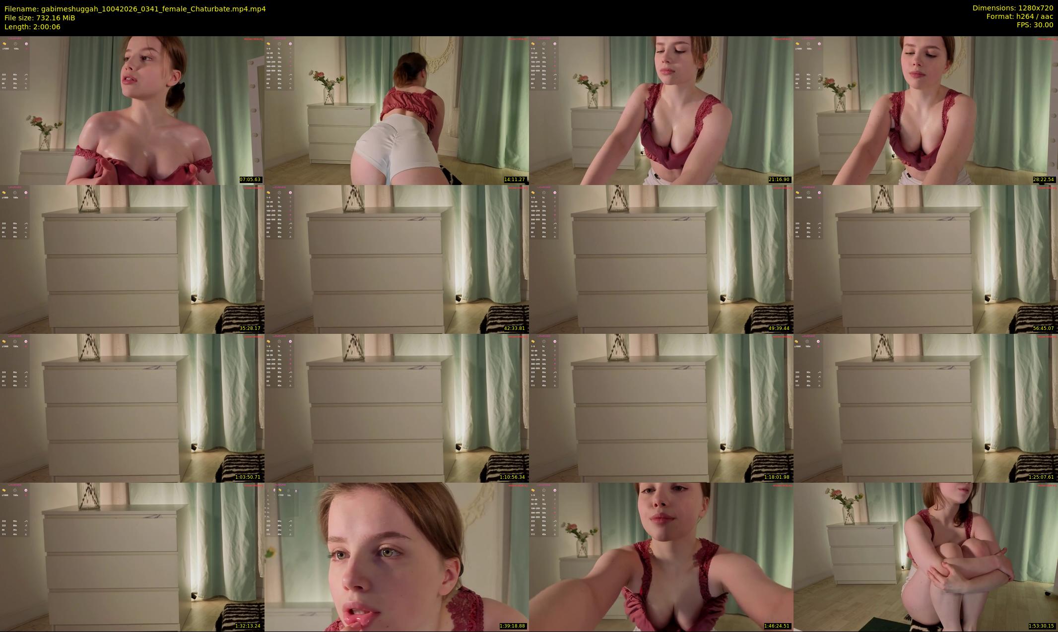 gabimeshuggah — 121 minute Chaturbate female cam show recording, 720p, Apr 10, 2026