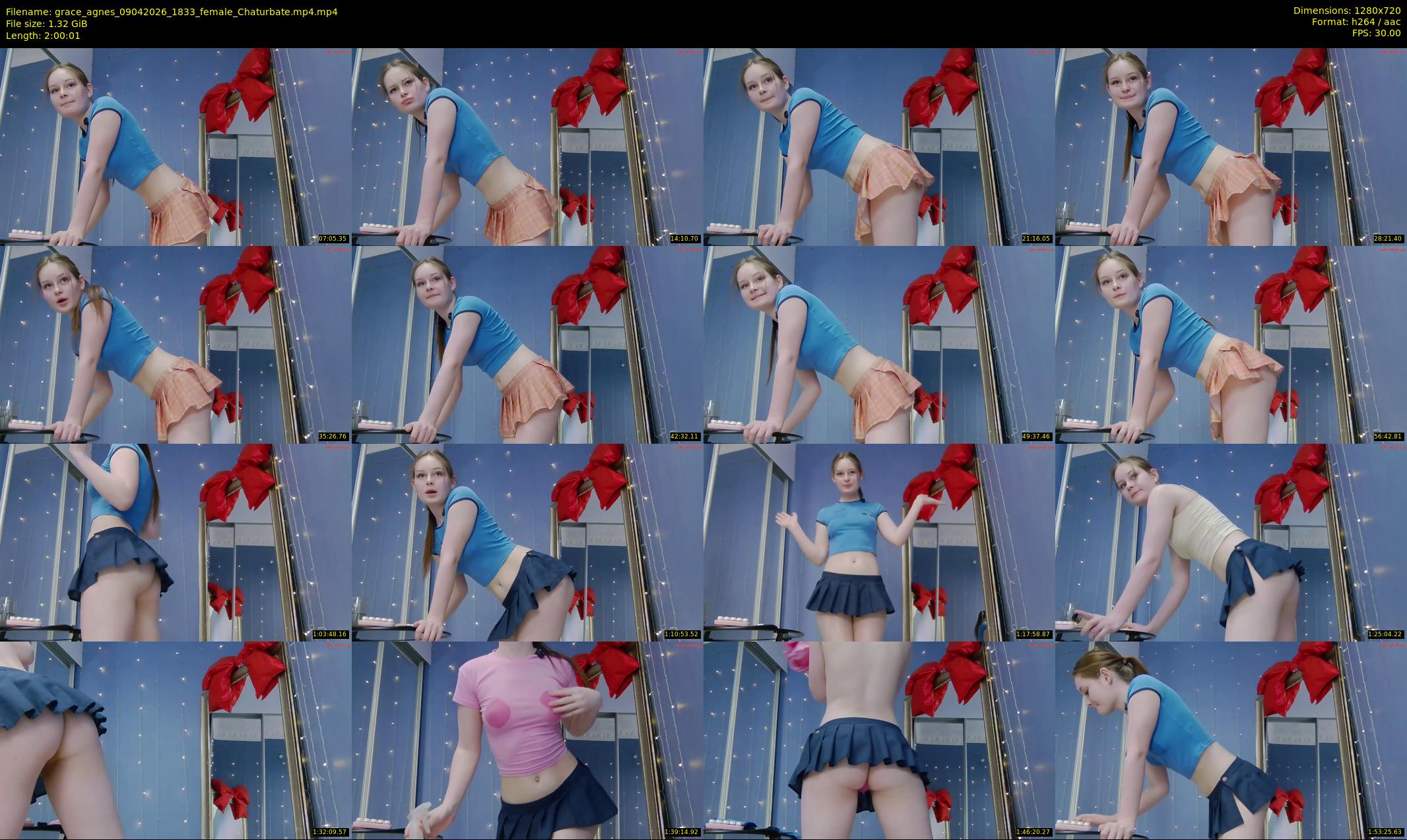grace_agnes — 121 minute Chaturbate female cam show recording, 720p, Apr 9, 2026