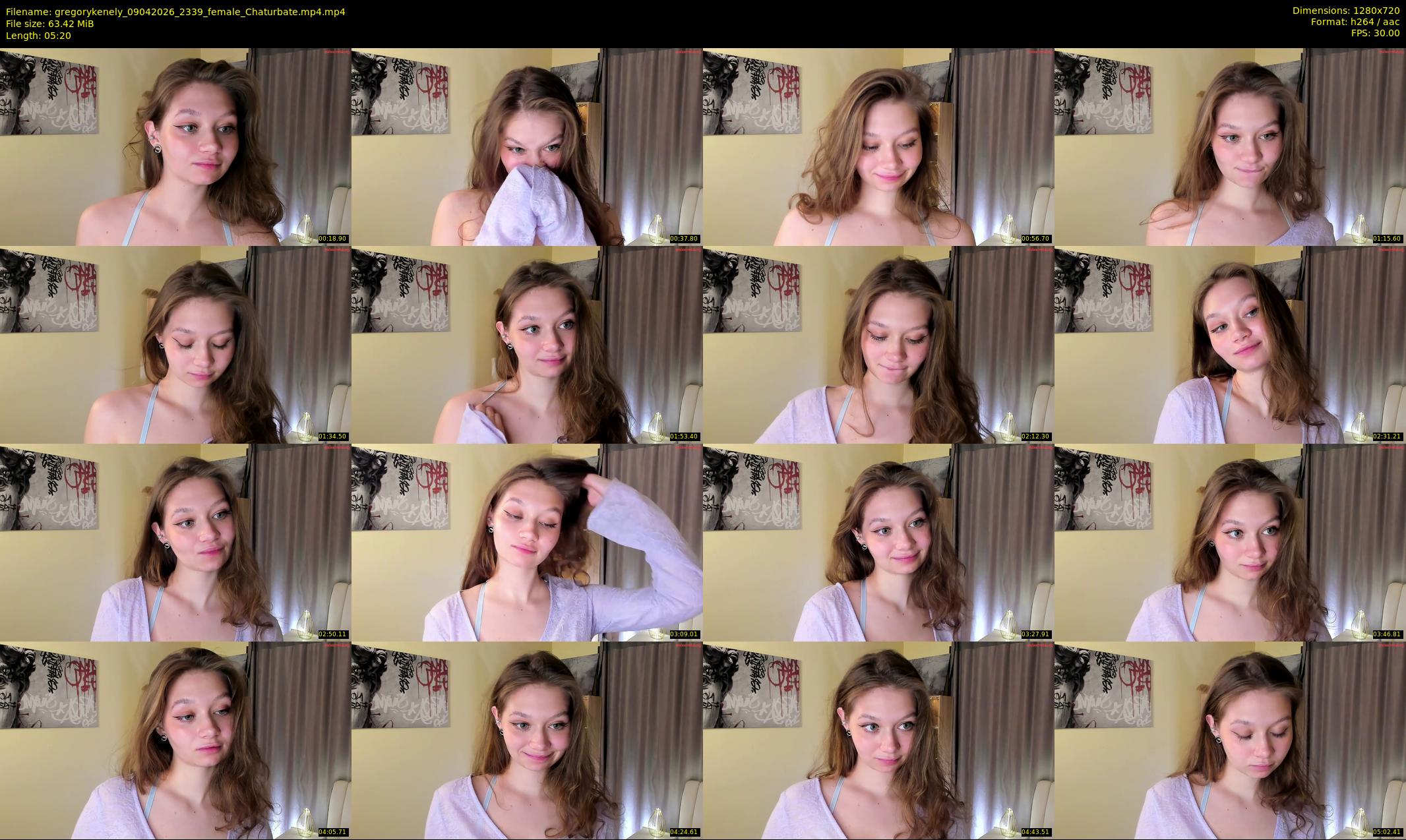 gregorykenely — 6 minute Chaturbate female cam show recording, 720p, Apr 9, 2026