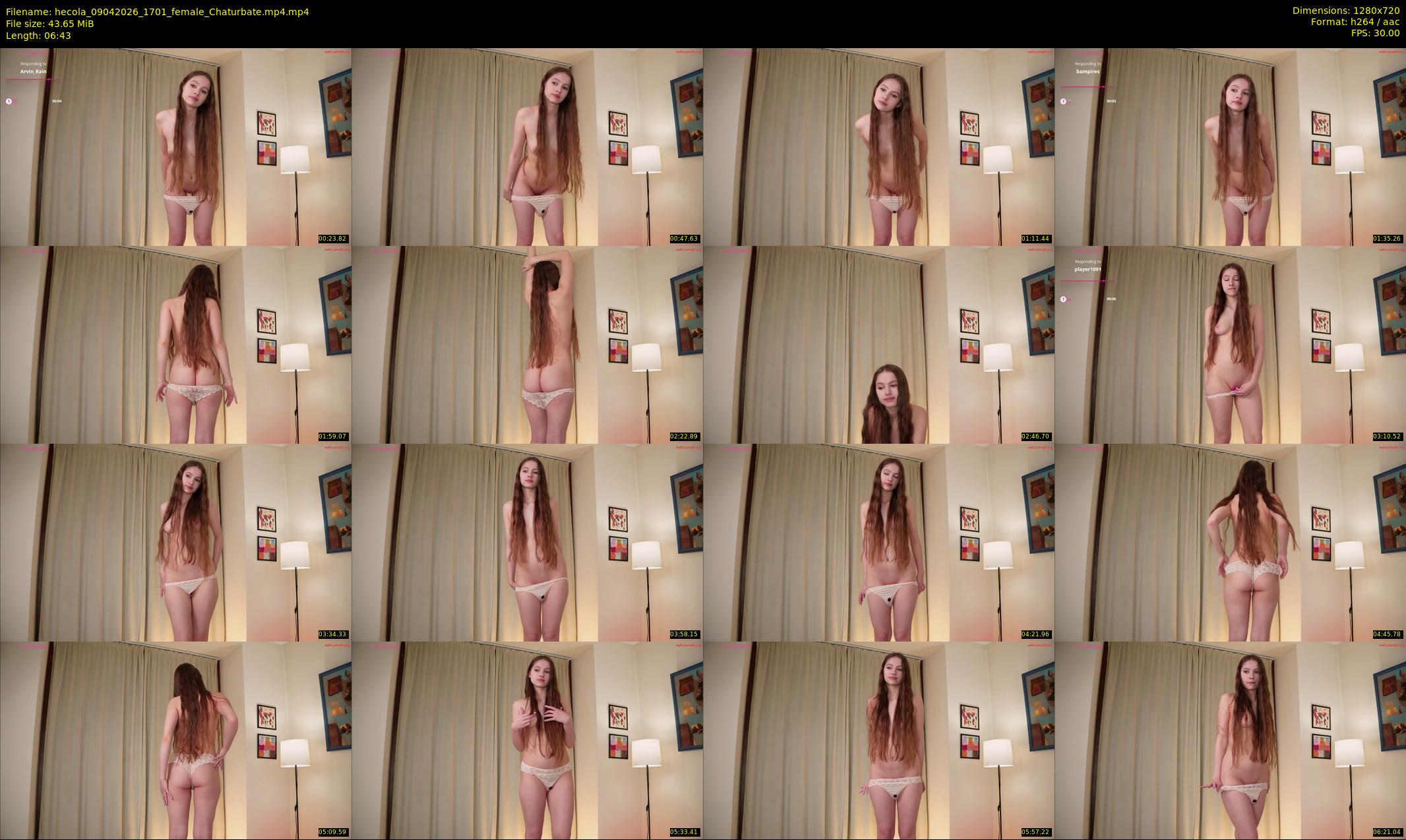 hecola — 7 minute Chaturbate female cam show recording, 720p, Apr 9, 2026