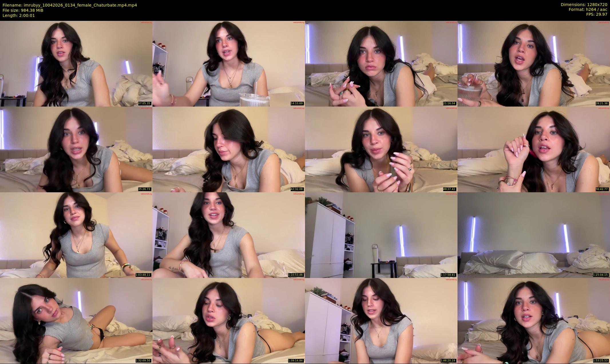 imrubyy — 121 minute Chaturbate female cam show recording, 720p, Apr 10, 2026