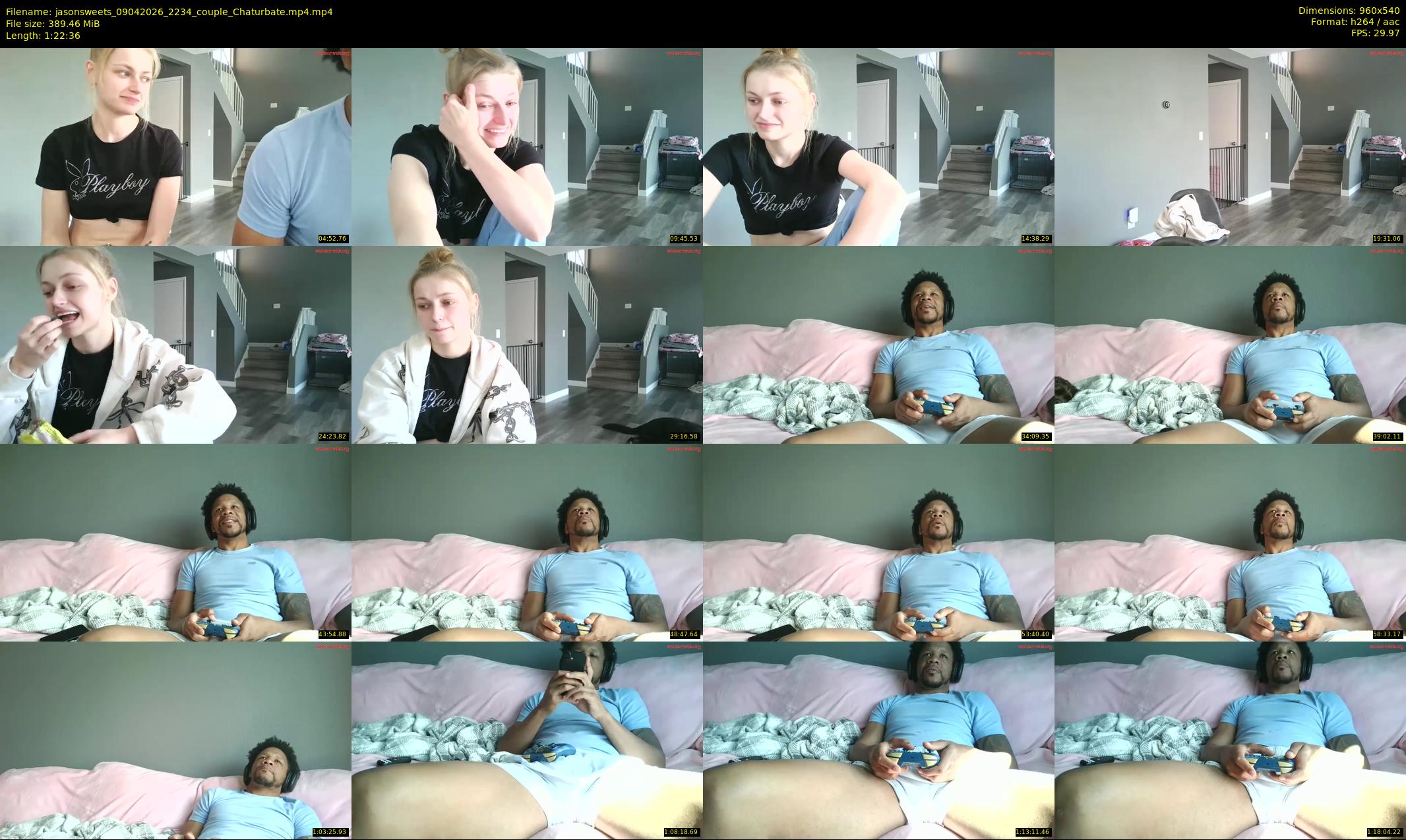 jasonsweets — 83 minute Chaturbate couple cam show recording, 480p, Apr 9, 2026