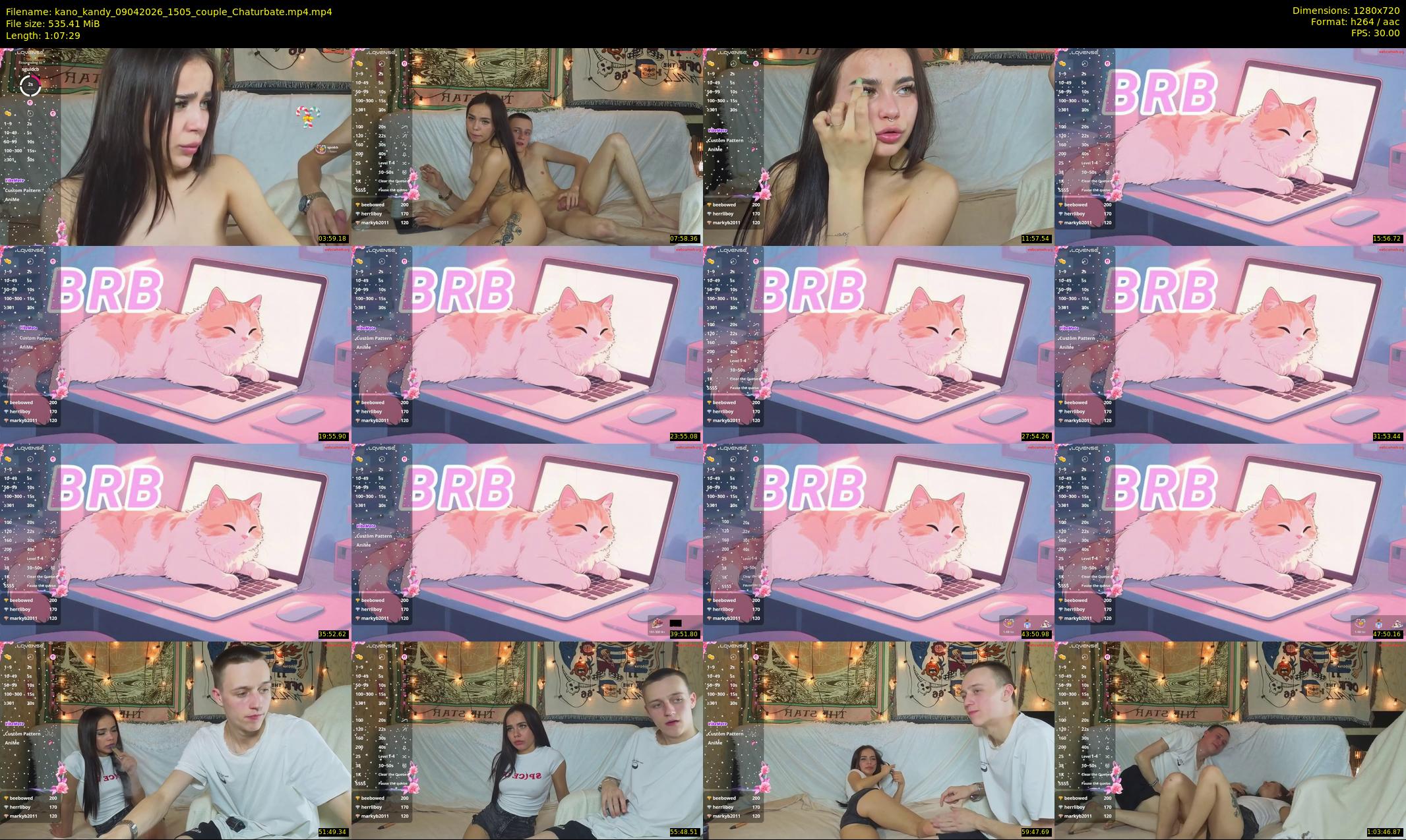 kano_kandy — 68 minute Chaturbate couple cam show recording, 720p, Apr 9, 2026