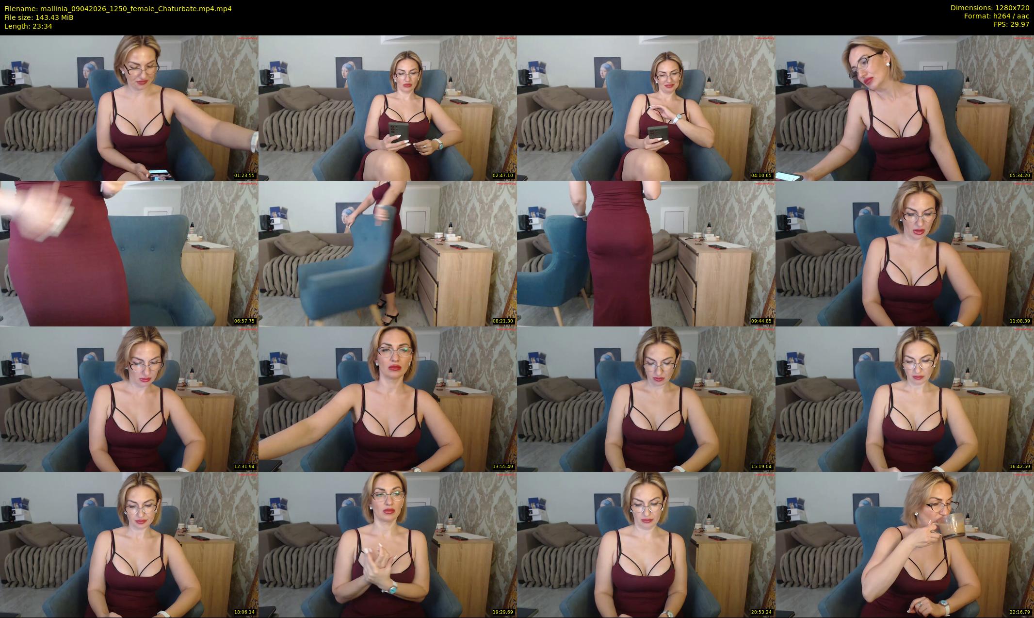 mallinia — 24 minute Chaturbate female cam show recording, 720p, Apr 9, 2026