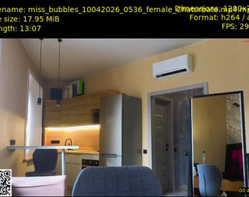 miss_bubbles — 14 minute Chaturbate female cam show recording, 720p, Apr 10, 2026