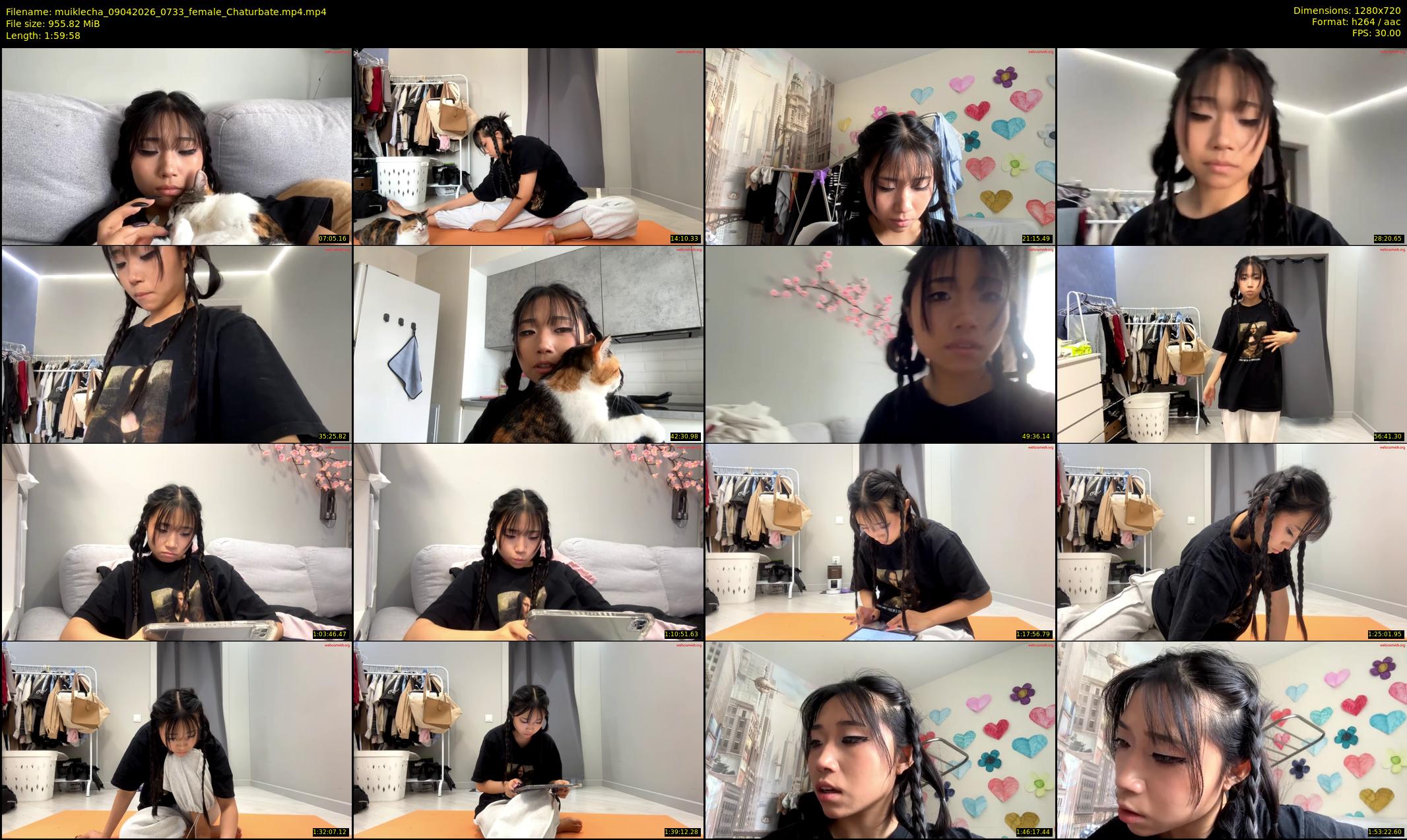 muiklecha — 120 minute Chaturbate female cam show recording, 720p, Apr 9, 2026