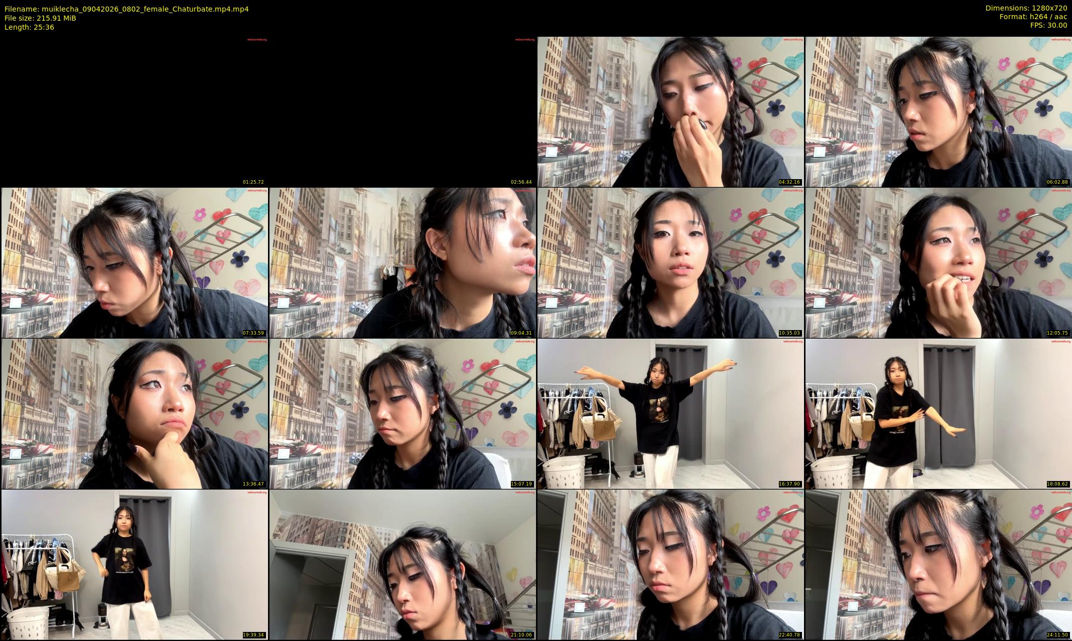 muiklecha — 26 minute Chaturbate female cam show recording, 720p, Apr 9, 2026