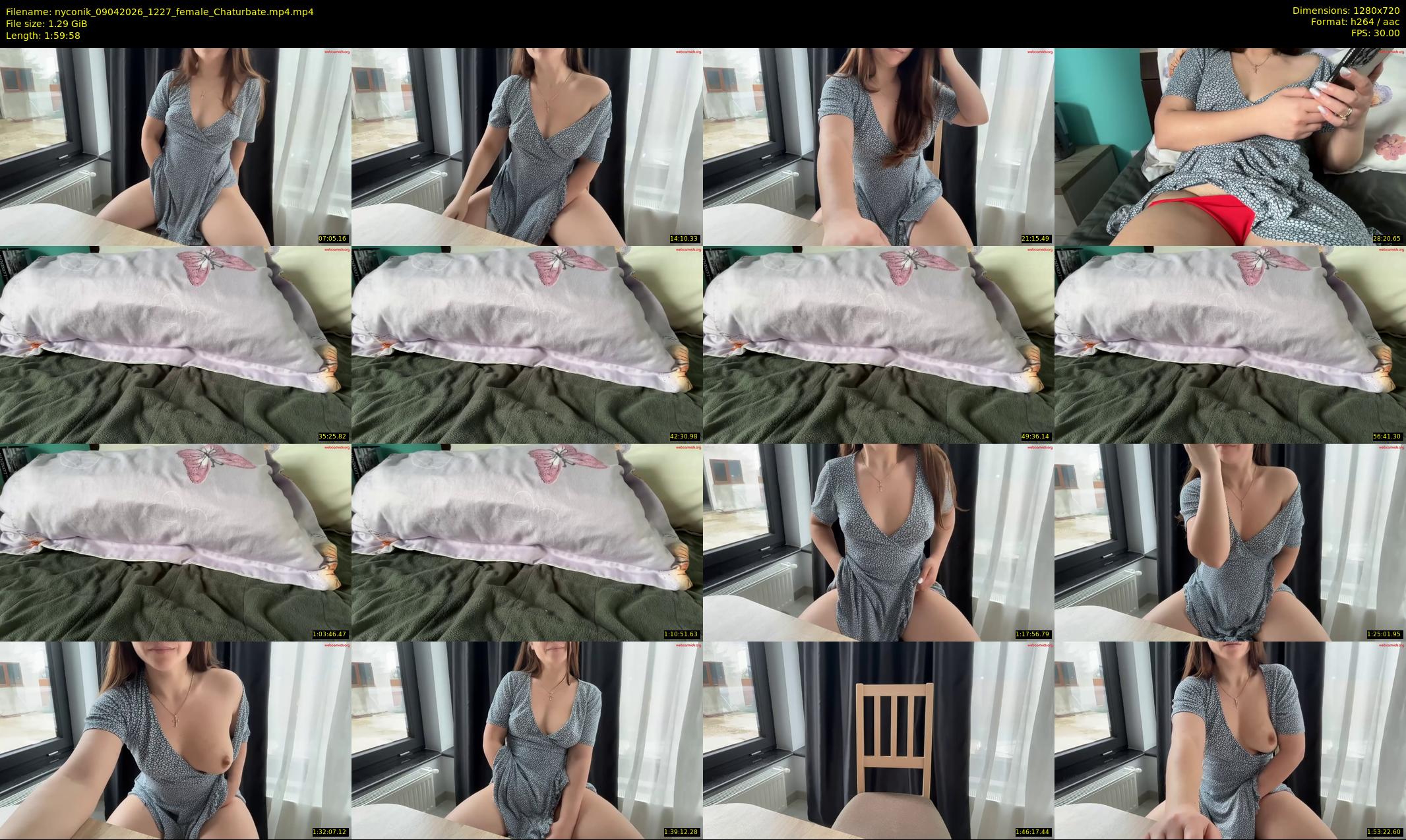 nyconik — 120 minute Chaturbate female cam show recording, 720p, Apr 9, 2026