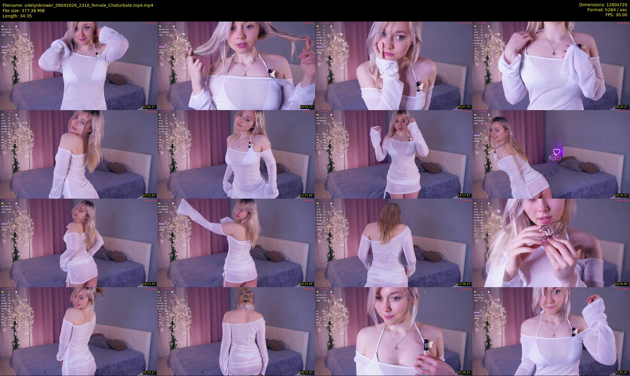 odelynbrower — 35 minute Chaturbate female cam show recording, 720p, Apr 9, 2026