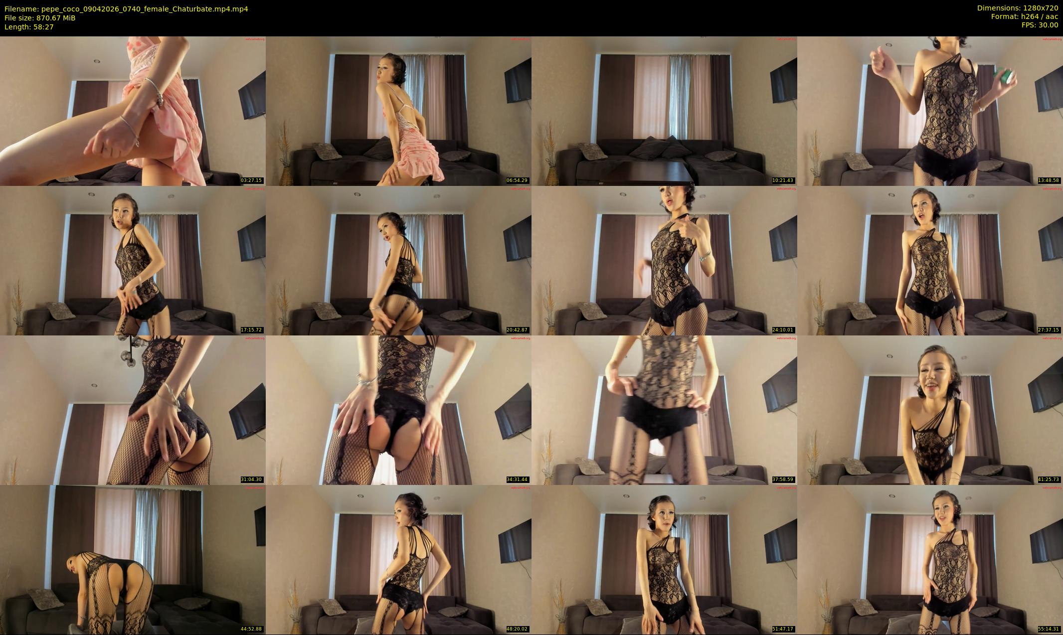 pepe_coco — 59 minute Chaturbate female cam show recording, 720p, Apr 9, 2026