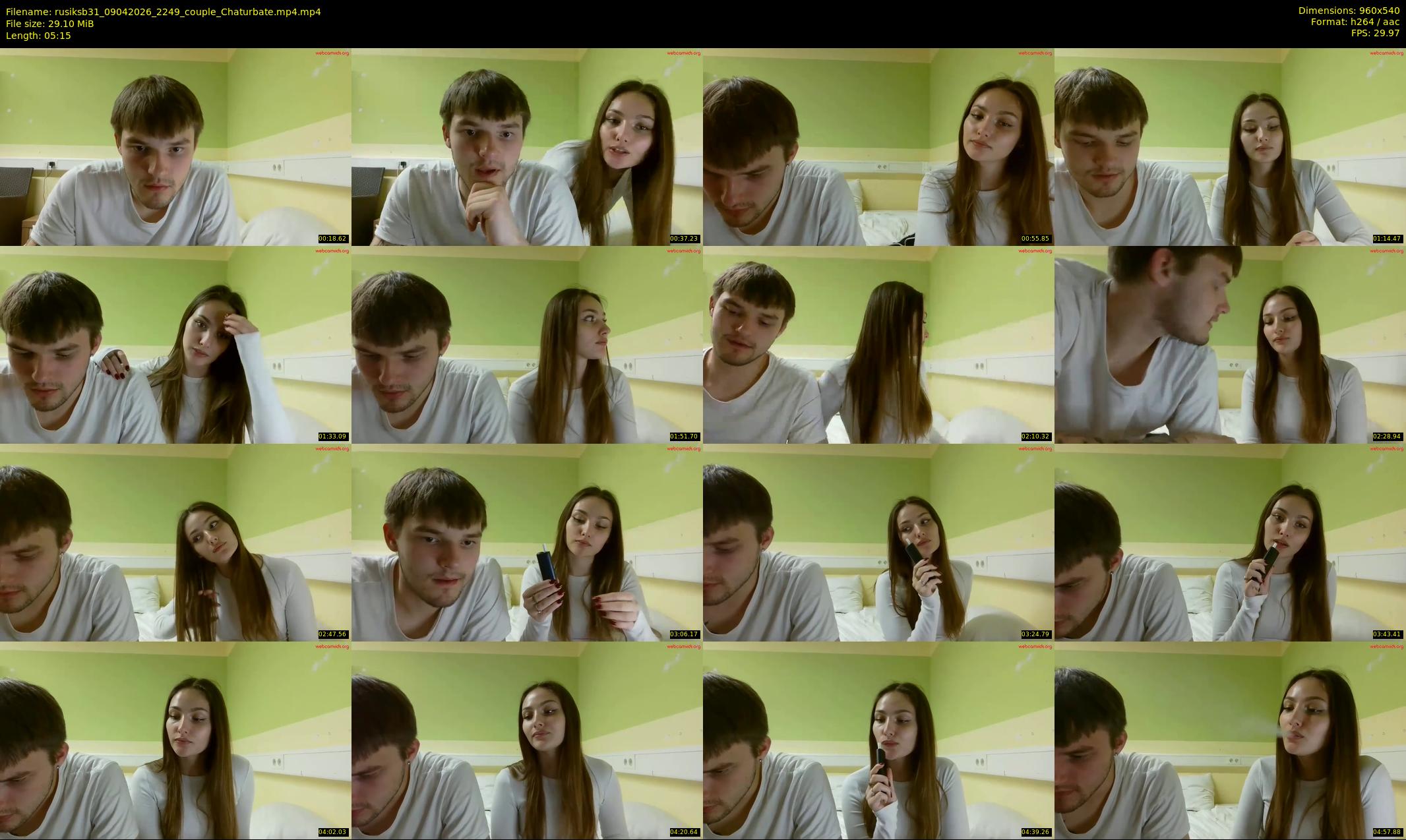 rusiksb31 — 6 minute Chaturbate couple cam show recording, 480p, Apr 9, 2026