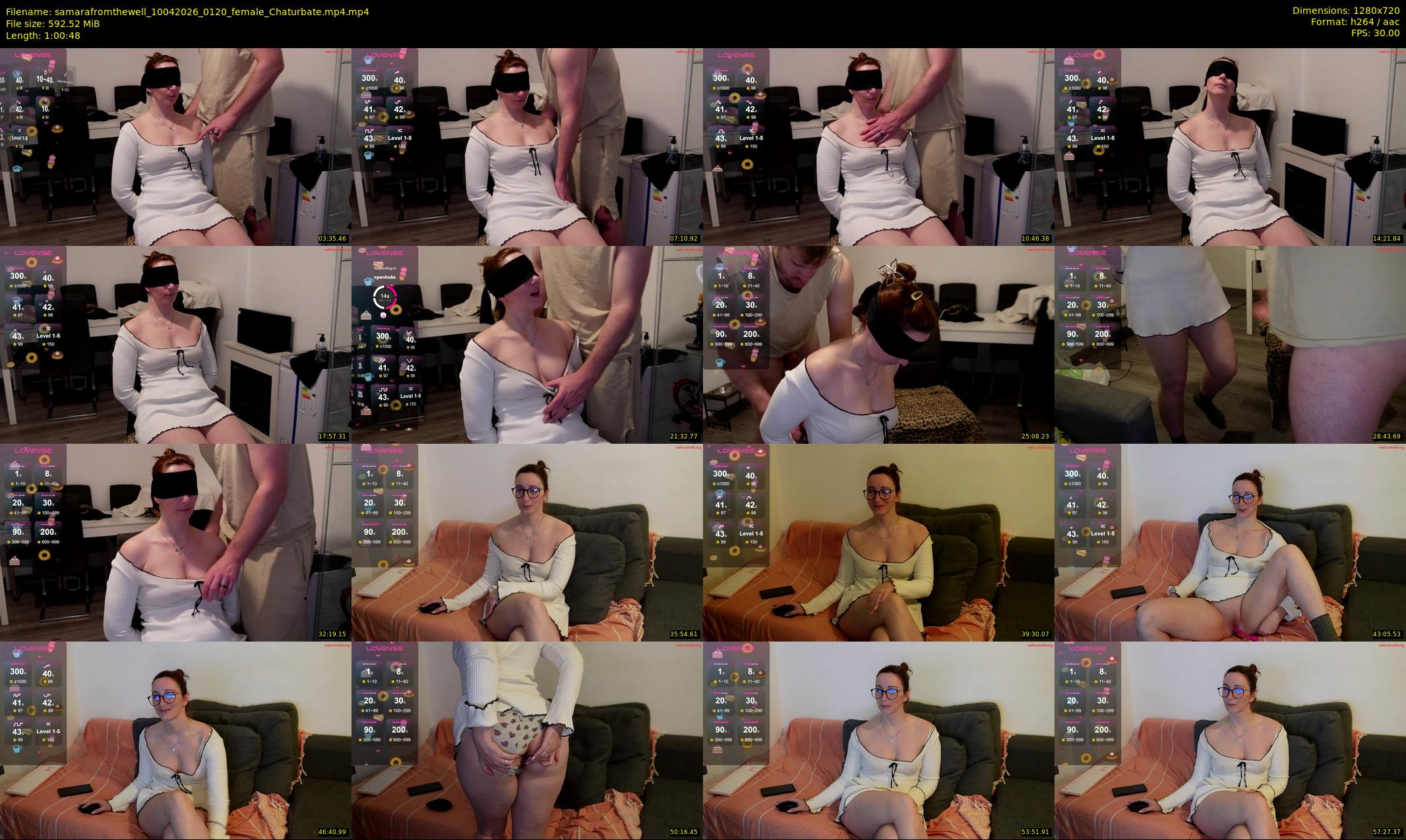 samarafromthewell — 61 minute Chaturbate female cam show recording, 720p, Apr 10, 2026