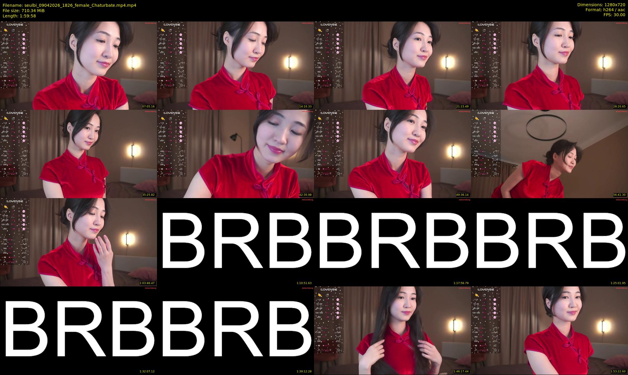 seulbi — 120 minute Chaturbate female cam show recording, 720p, Apr 9, 2026