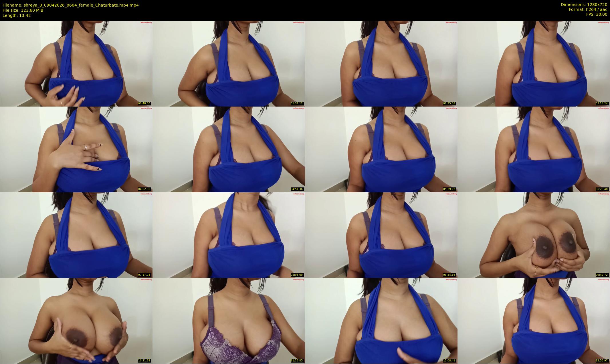 shreya_0 — 14 minute Chaturbate female cam show recording, 720p, Apr 9, 2026