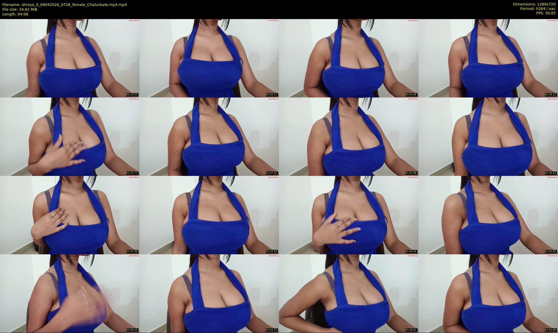 shreya_0 — 5 minute Chaturbate female cam show recording, 720p, Apr 9, 2026