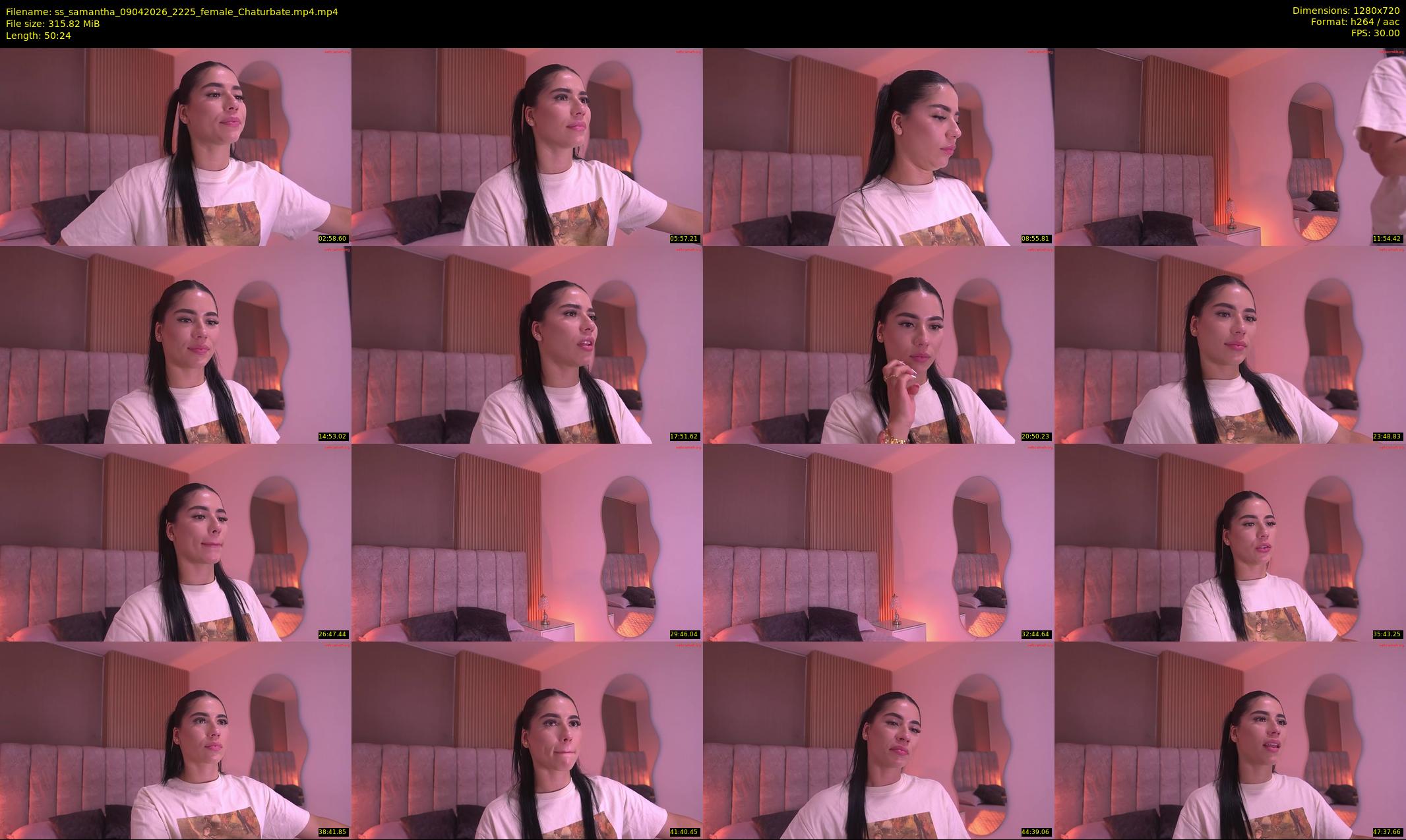 ss_samantha — 51 minute Chaturbate female cam show recording, 720p, Apr 9, 2026