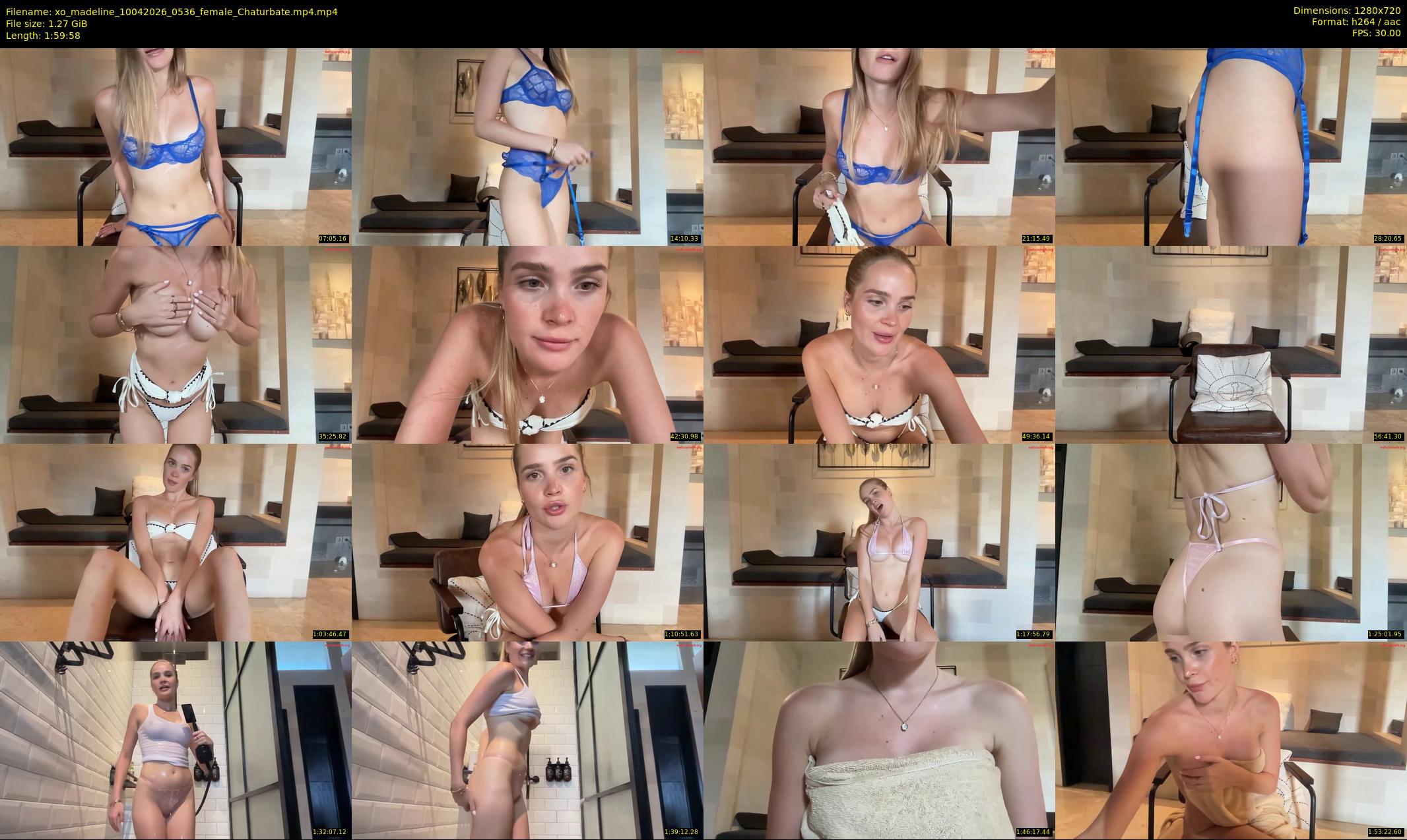 xo_madeline — 120 minute Chaturbate female cam show recording, 720p, Apr 10, 2026