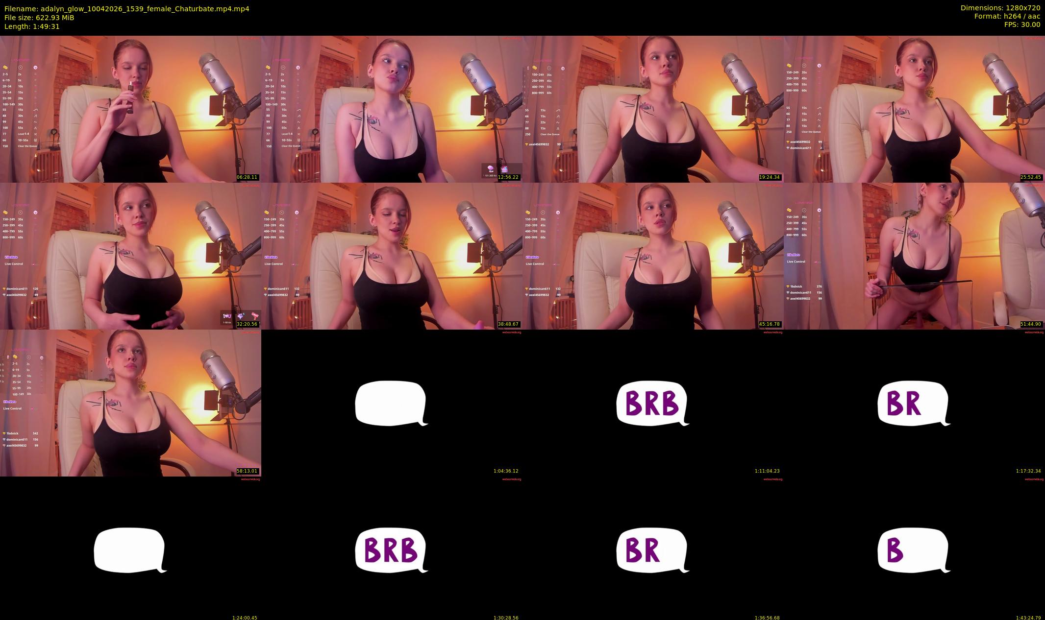 adalyn_glow — 110 minute Chaturbate female cam show recording, 720p, Apr 10, 2026