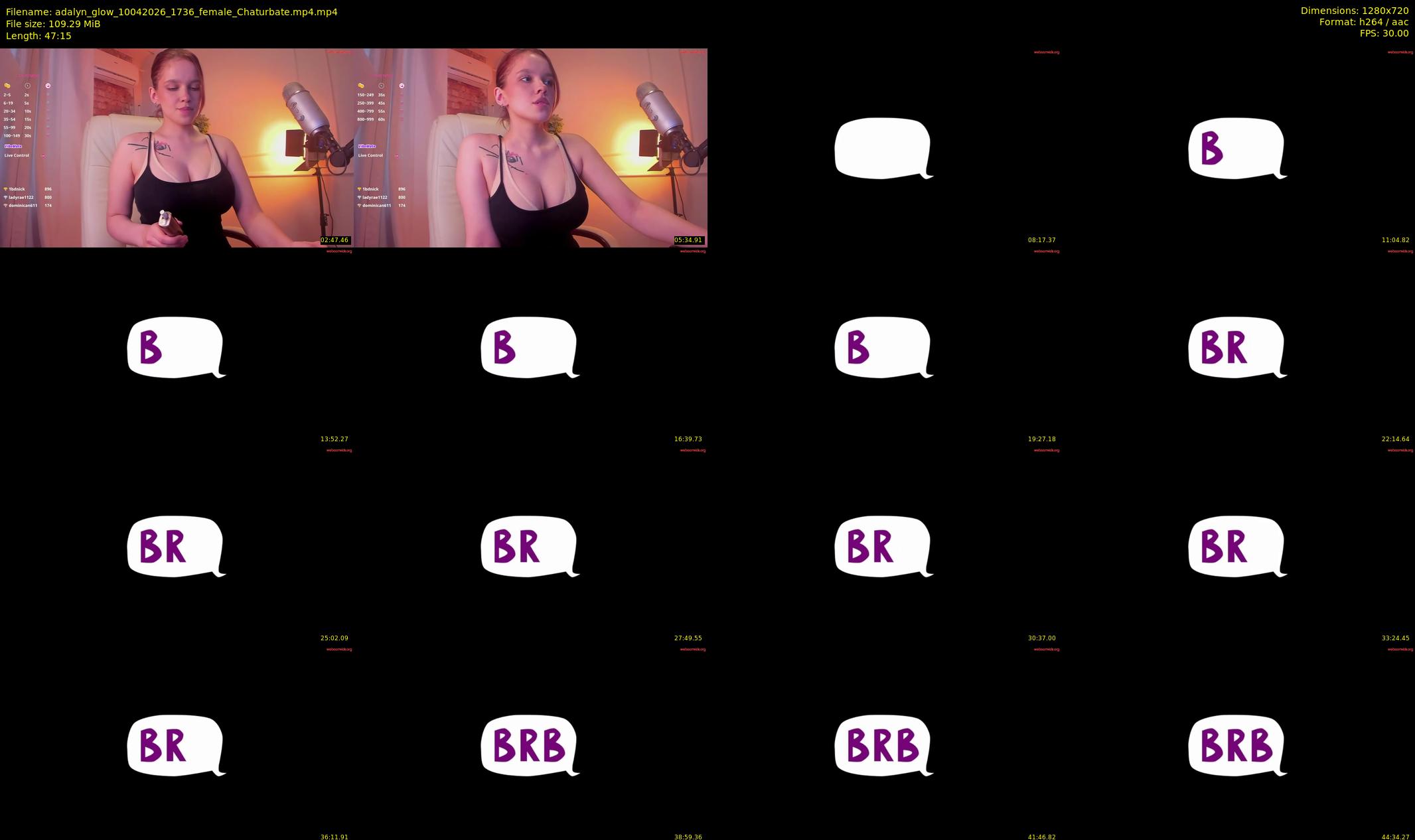 adalyn_glow — 48 minute Chaturbate female cam show recording, 720p, Apr 10, 2026