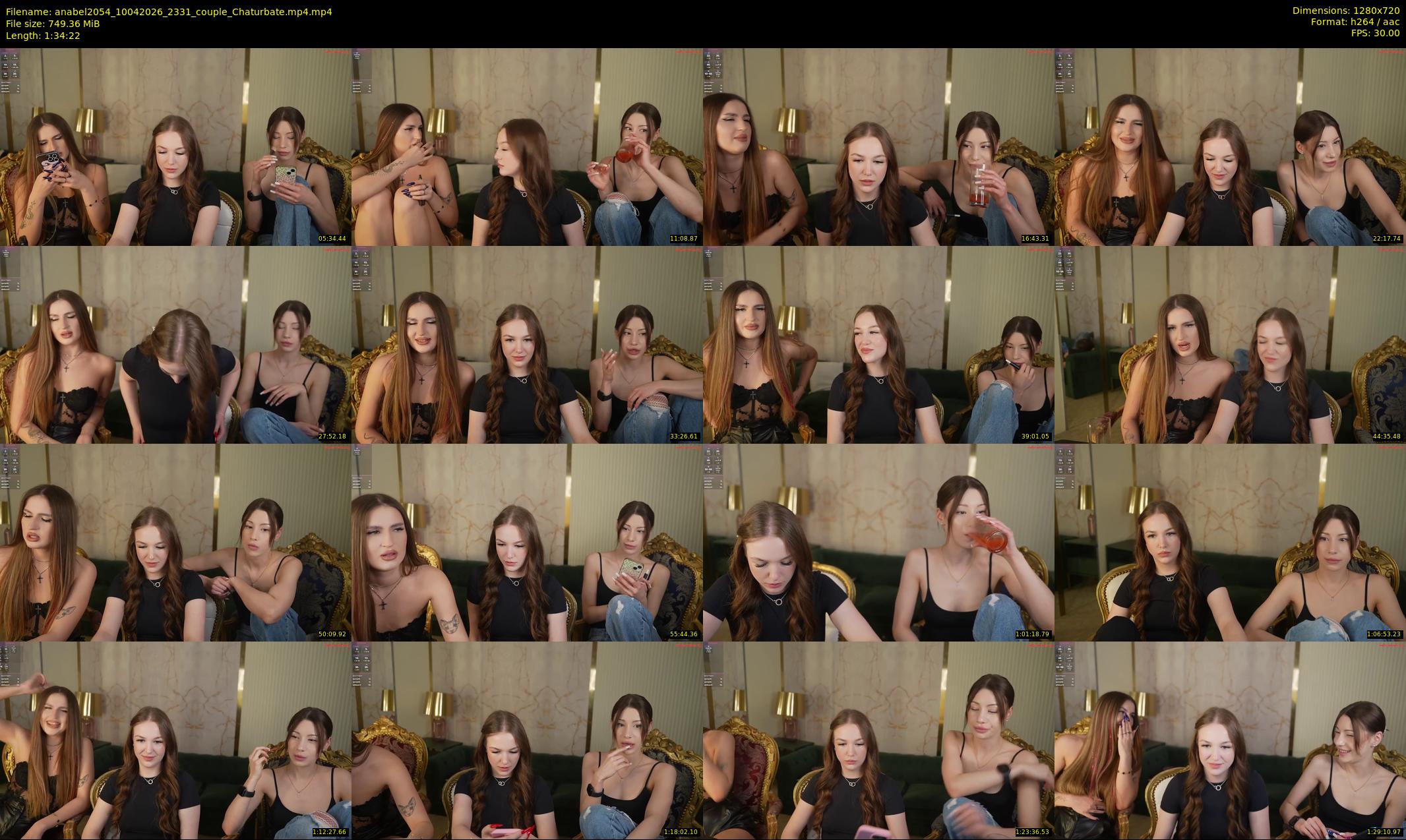 anabel2054 — 95 minute Chaturbate female cam show recording, 720p, Apr 10, 2026