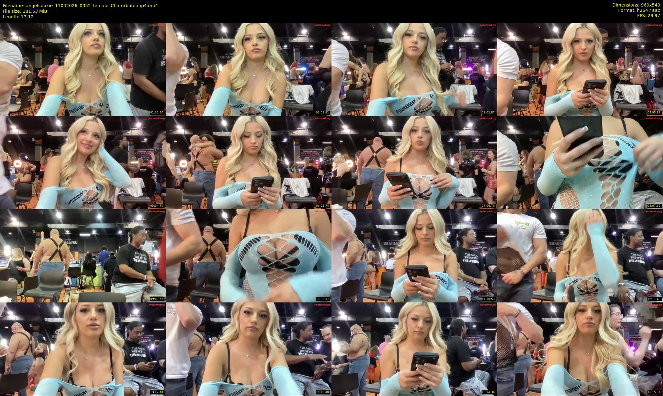 angelcookie — 18 minute Chaturbate female cam show recording, 480p, Apr 11, 2026