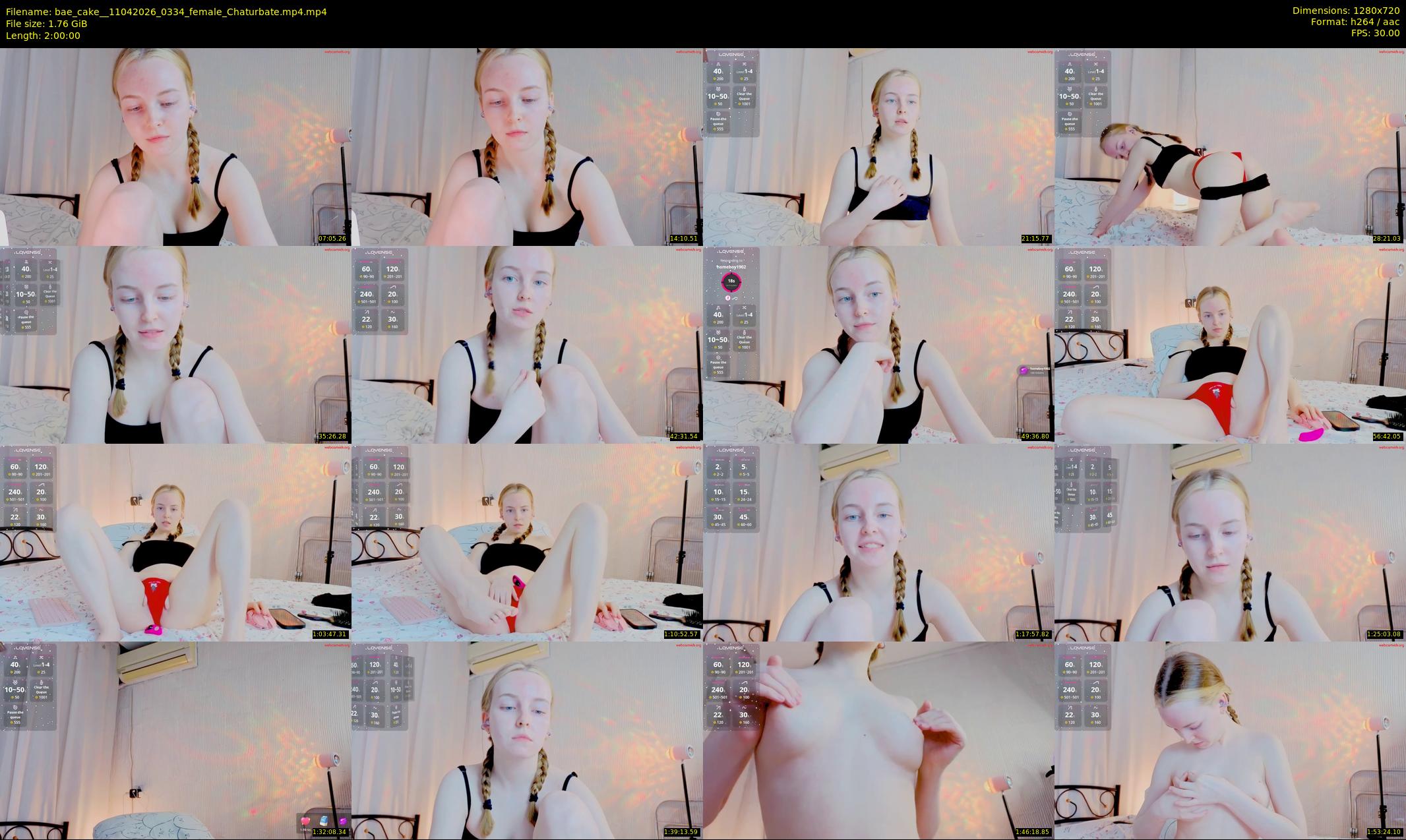 bae_cake_ — 120 minute Chaturbate female cam show recording, 720p, Apr 11, 2026