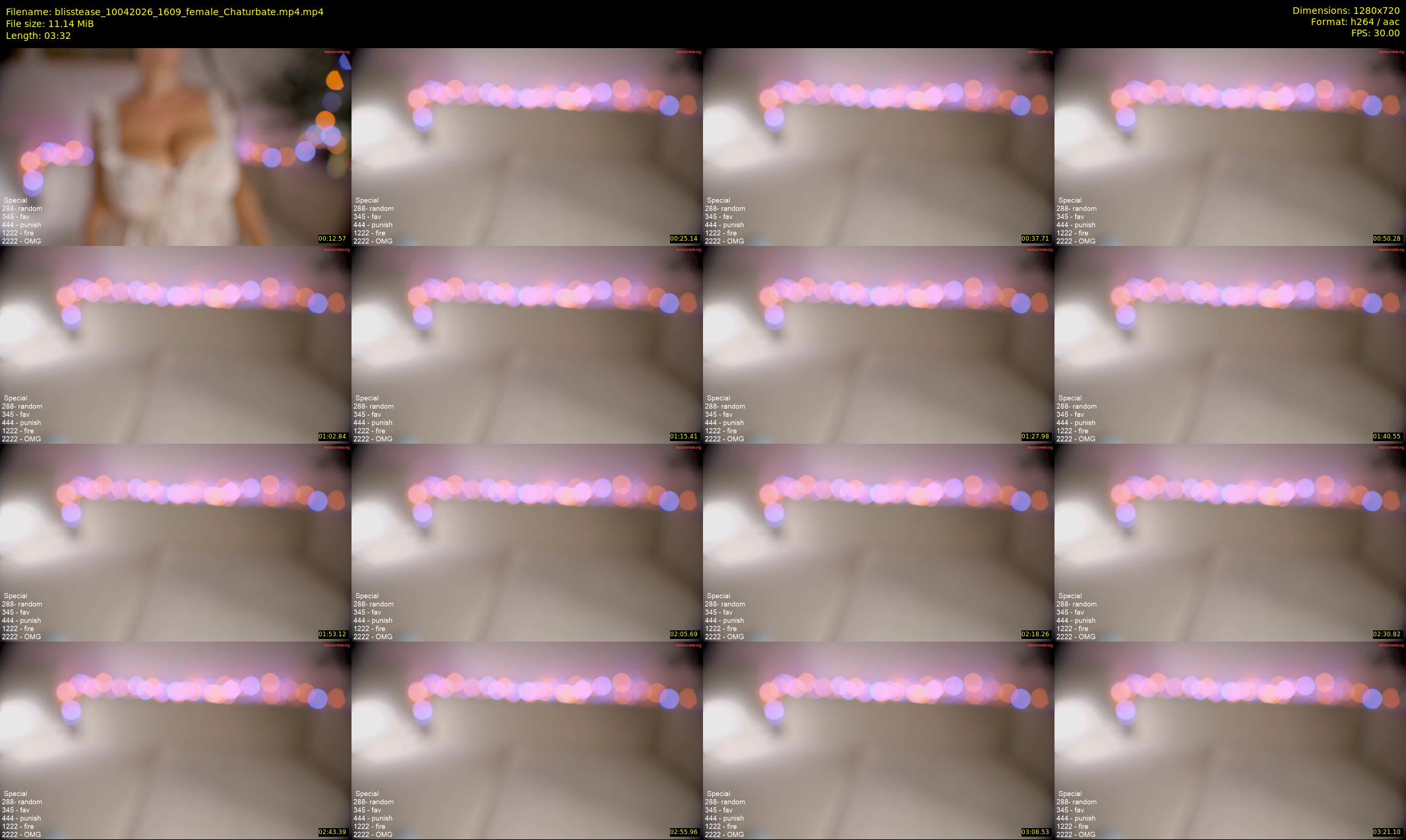 blisstease — 4 minute Chaturbate female cam show recording, 720p, Apr 10, 2026
