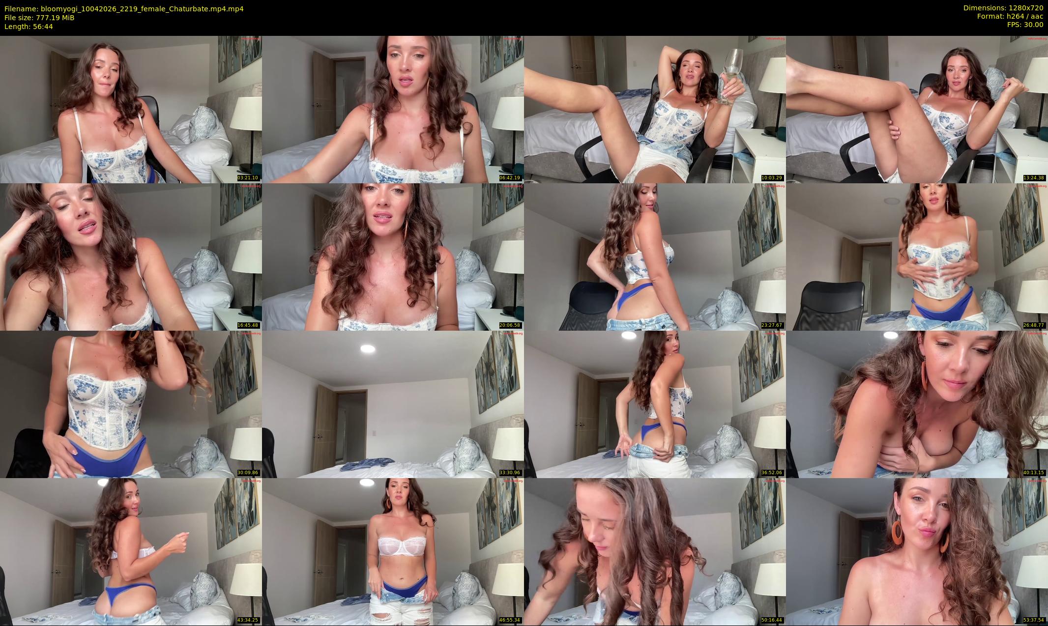 bloomyogi — 57 minute Chaturbate female cam show recording, 720p, Apr 10, 2026