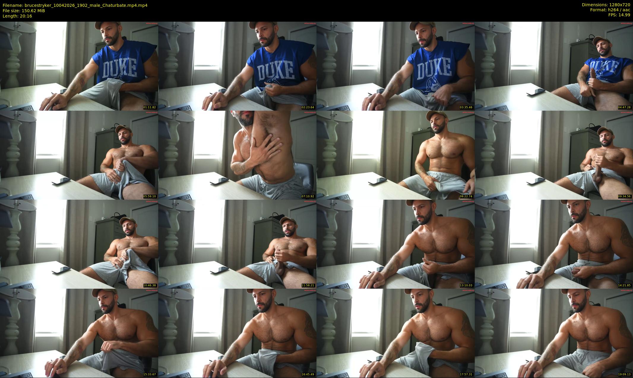 brucestryker — 21 minute Chaturbate male cam show recording, 720p, Apr 10, 2026
