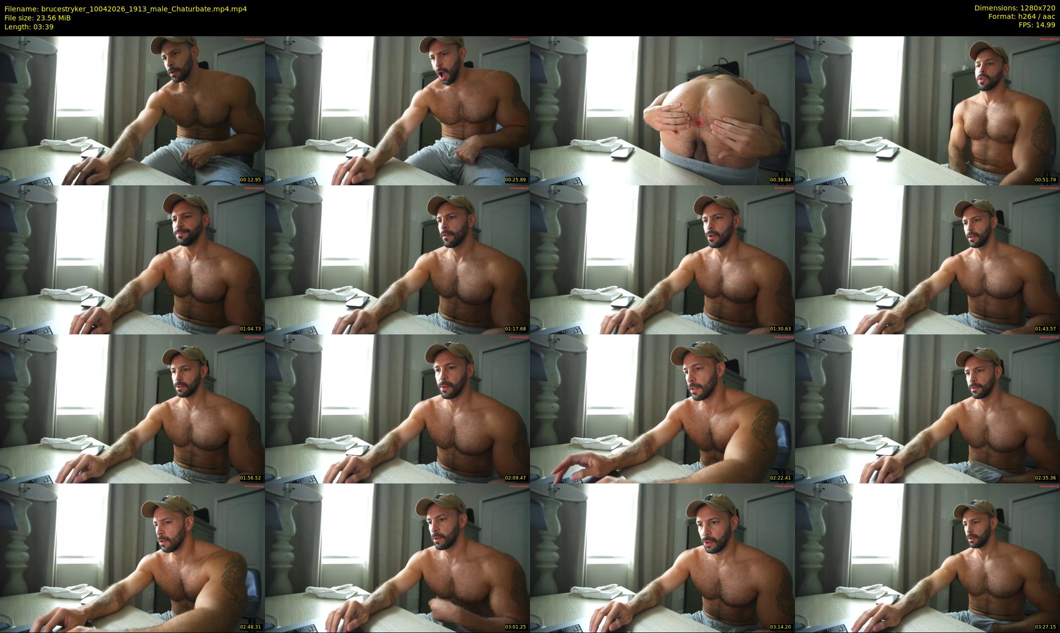 brucestryker — 4 minute Chaturbate male cam show recording, 720p, Apr 10, 2026