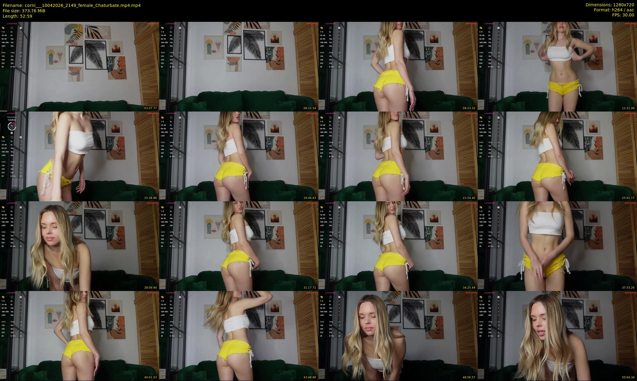 corni__ — 53 minute Chaturbate female cam show recording, 720p, Apr 10, 2026