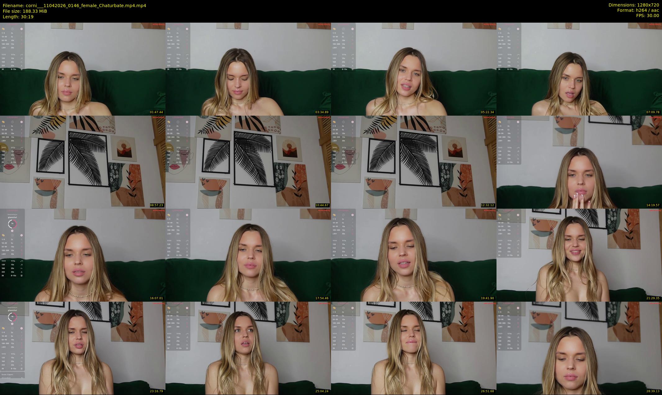 corni__ — 31 minute Chaturbate female cam show recording, 720p, Apr 11, 2026