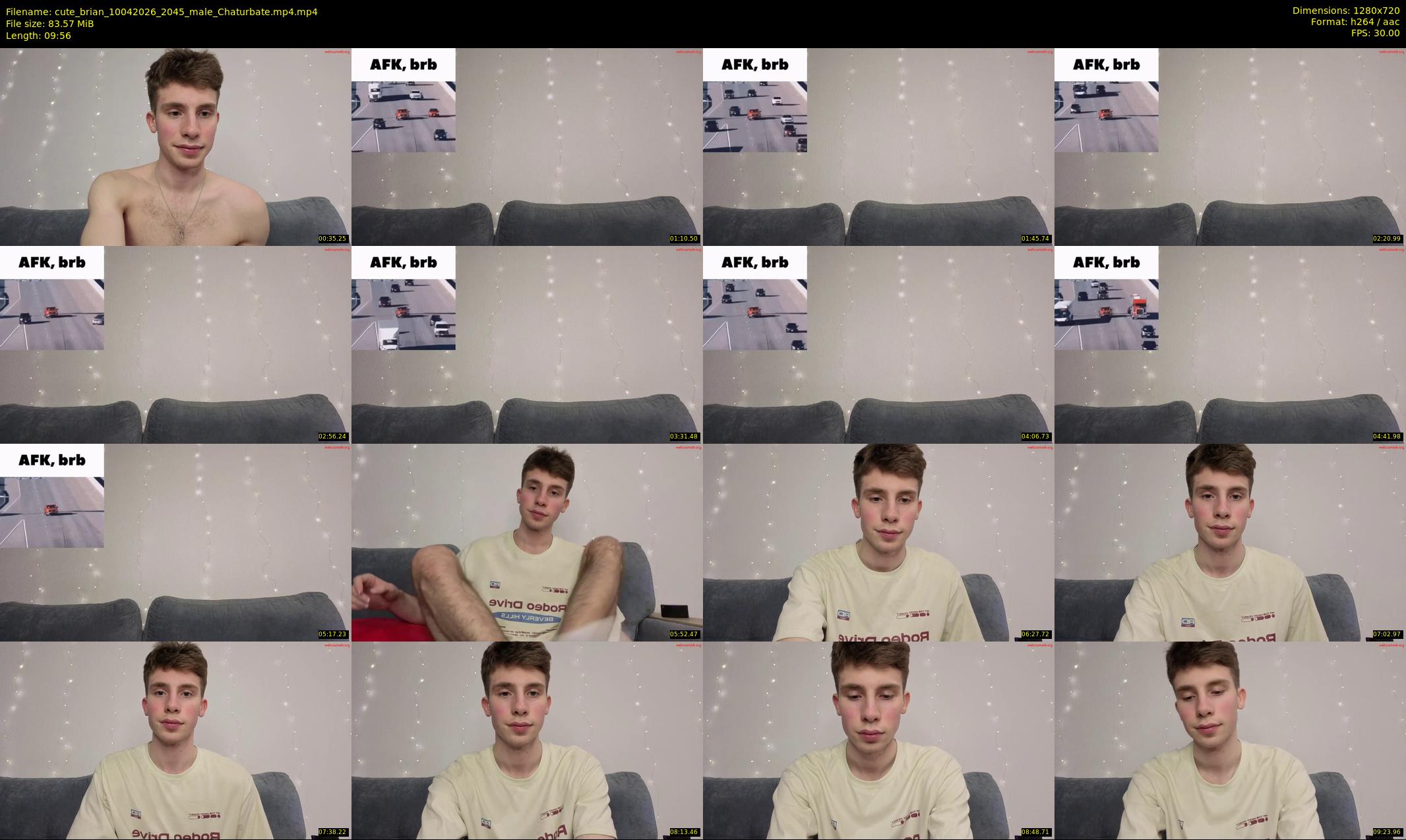cute_brian — 10 minute Chaturbate male cam show recording, 720p, Apr 10, 2026