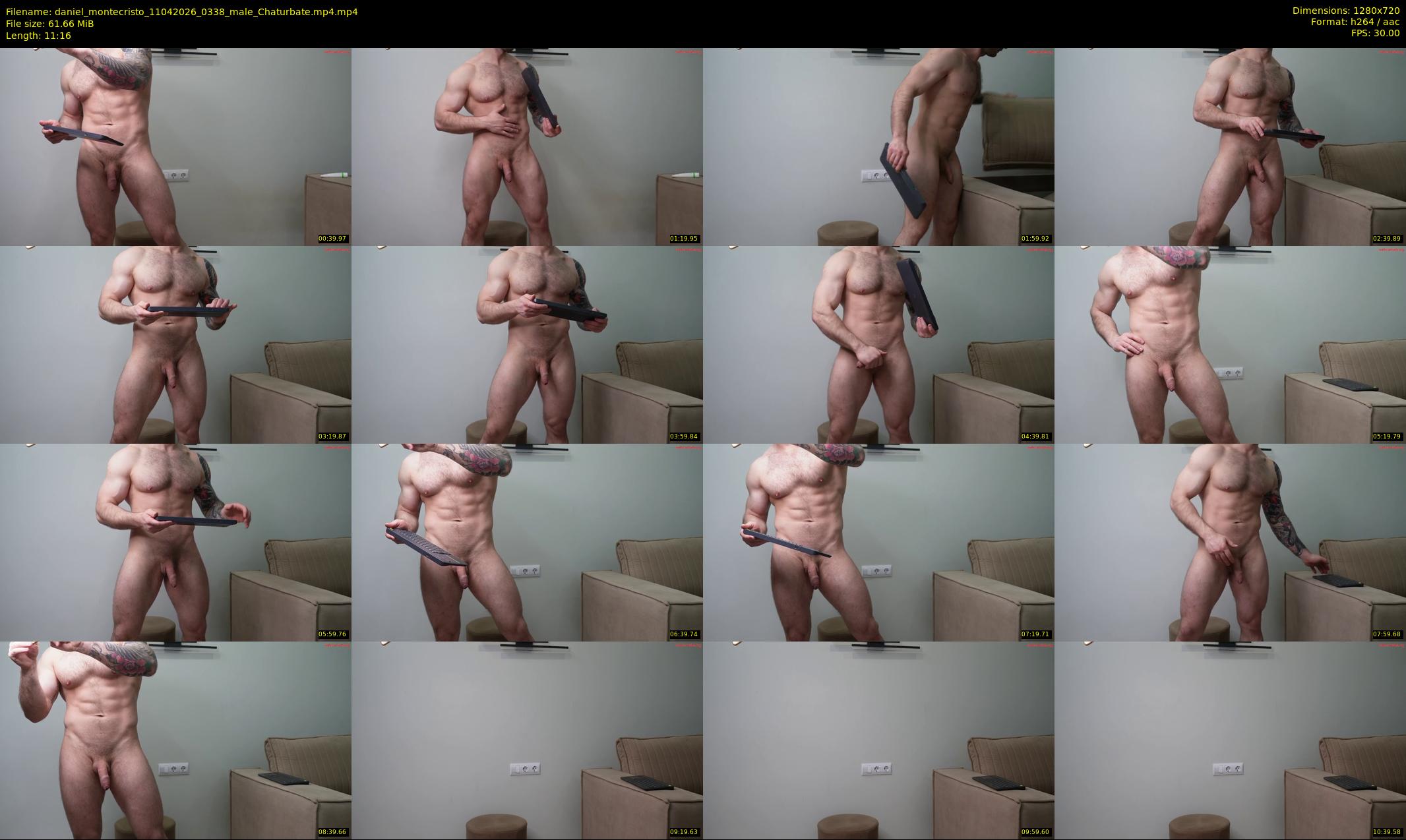 daniel_montecristo — 12 minute Chaturbate male cam show recording, 720p, Apr 11, 2026