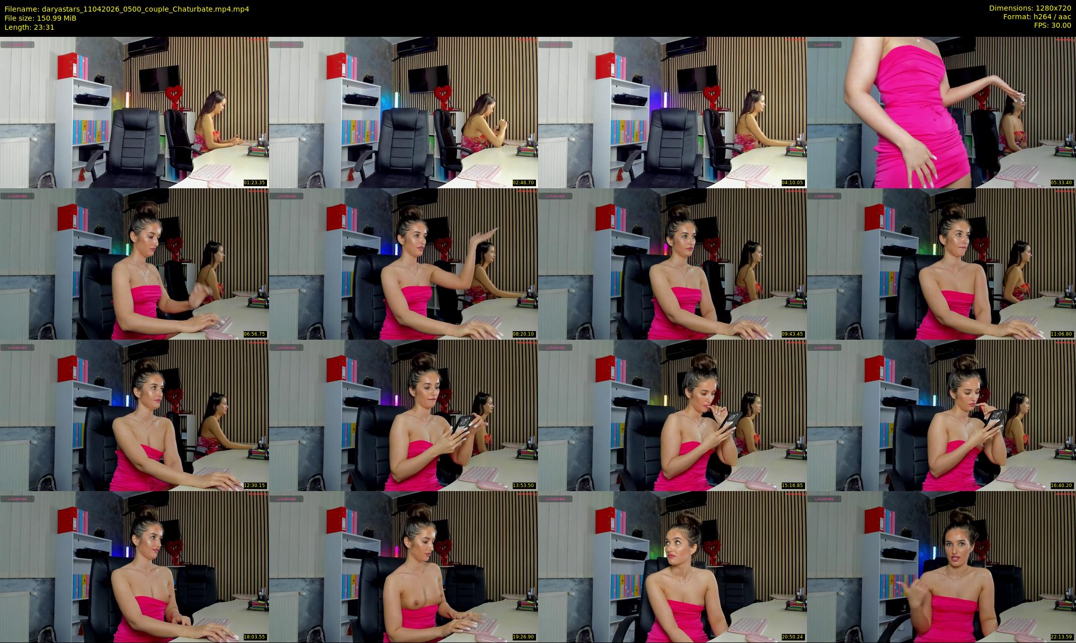 daryastars — 24 minute Chaturbate couple cam show recording, 720p, Apr 11, 2026