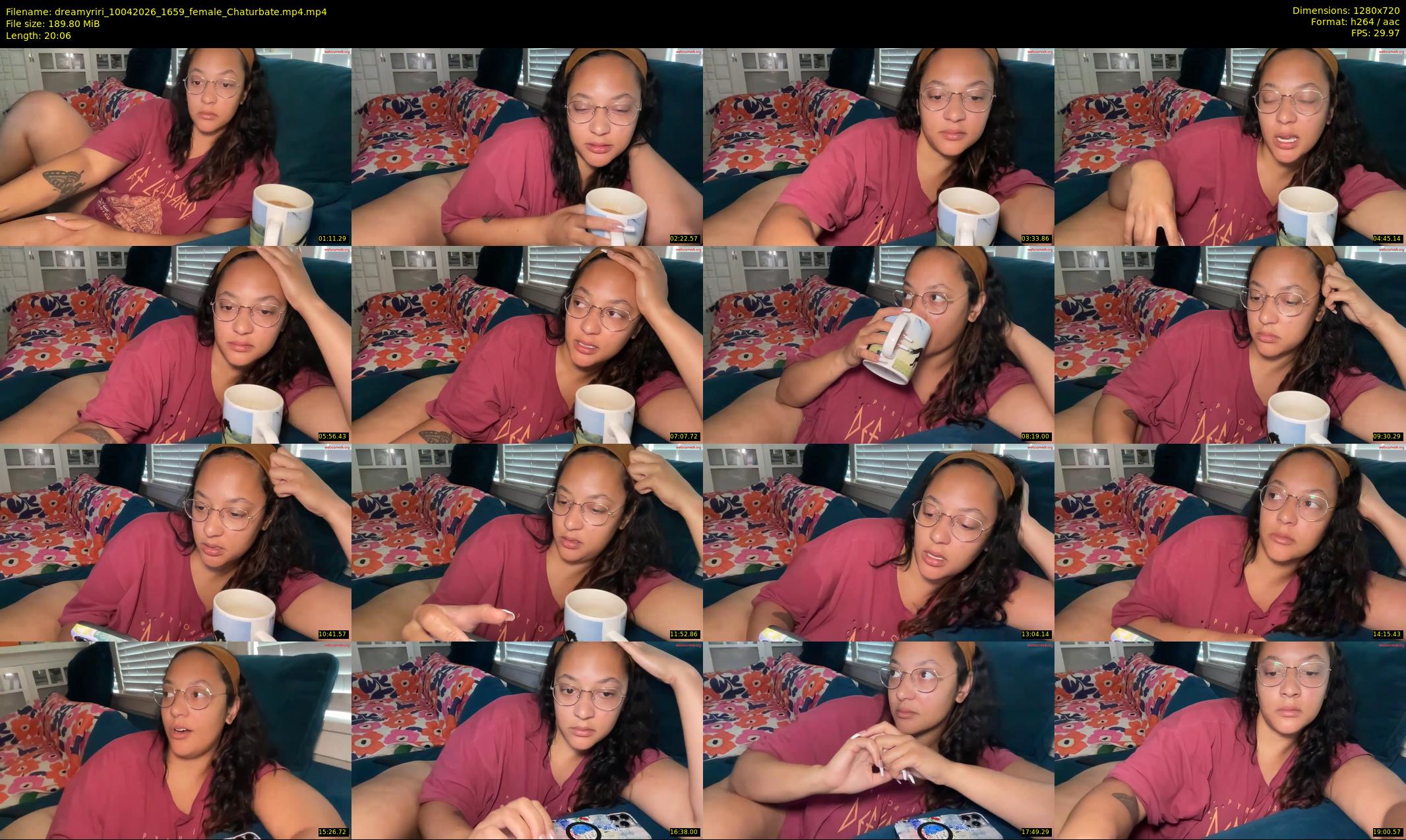 dreamyriri — 21 minute Chaturbate female cam show recording, 720p, Apr 10, 2026